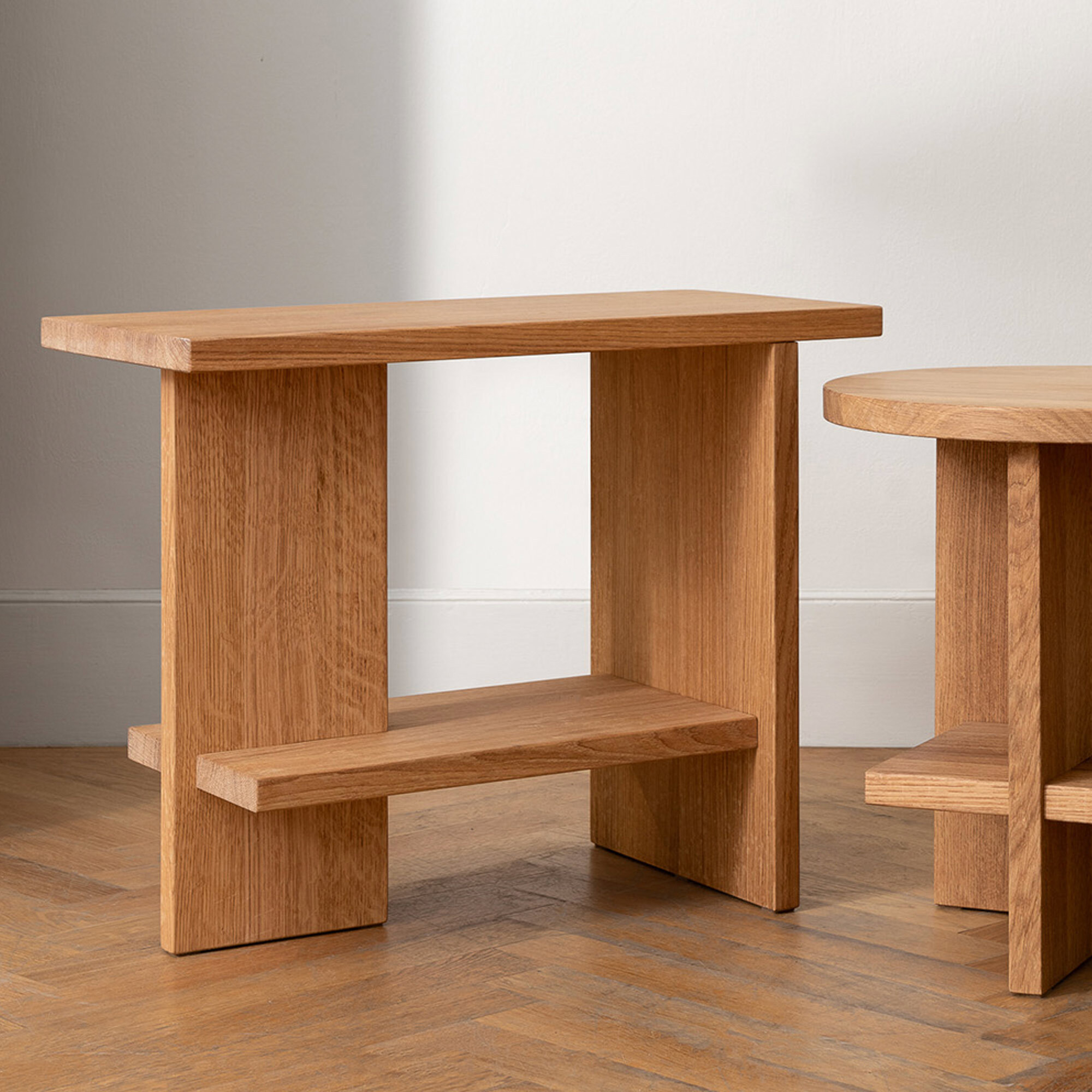 Tee Beistelltisch eckig