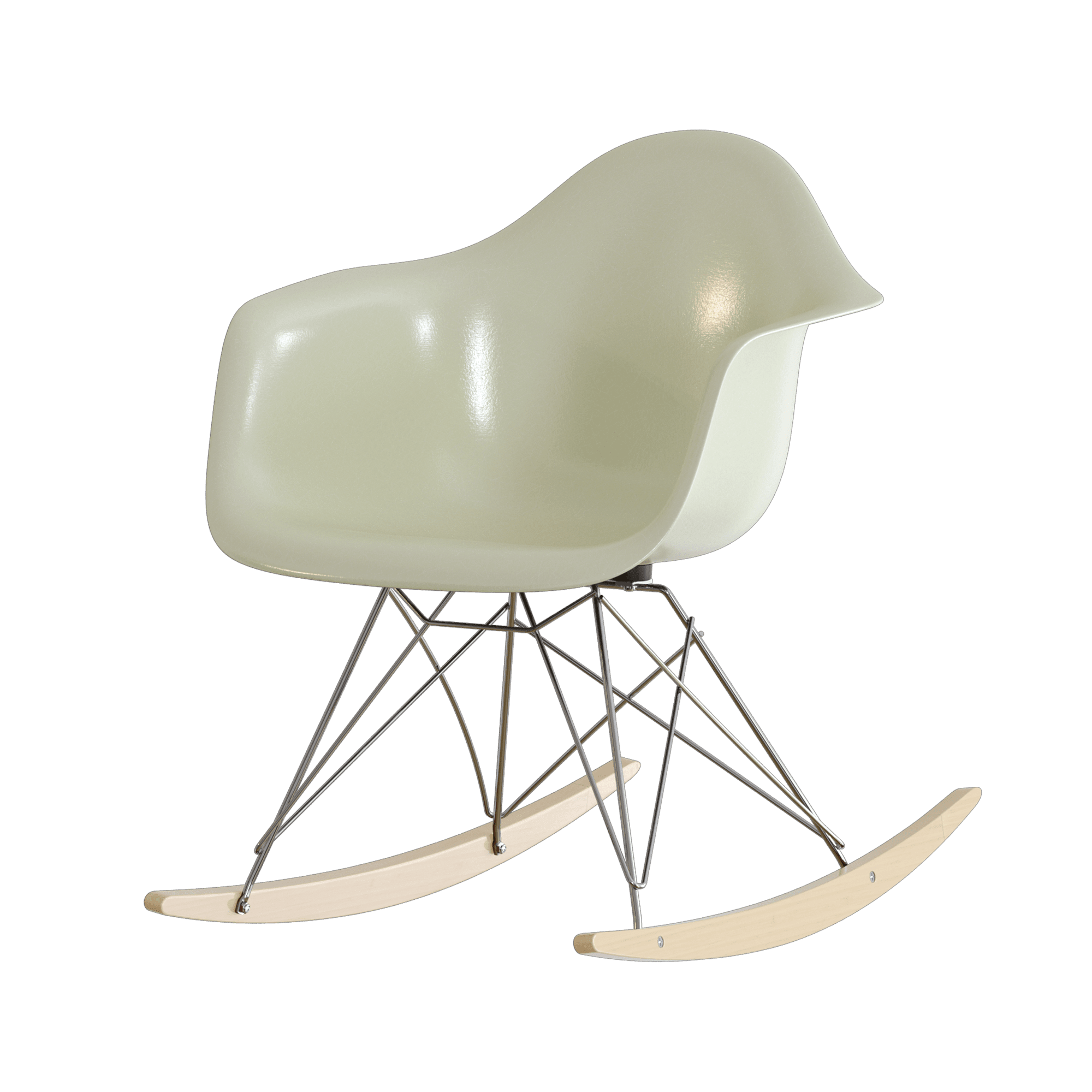 Eames Fiberglass Armchair RAR Schaukelstuhl