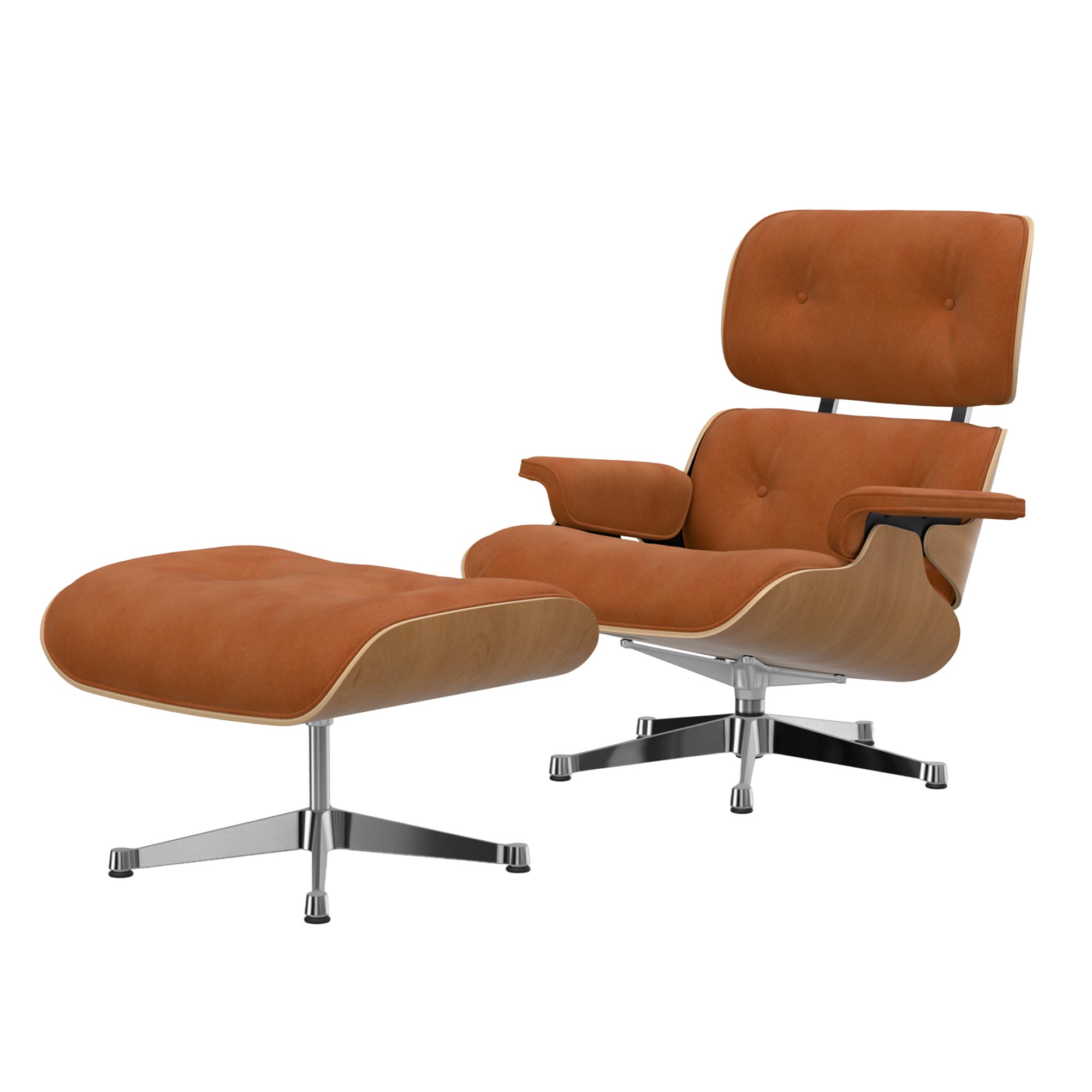 Lounge Chair & Ottoman - Stoff