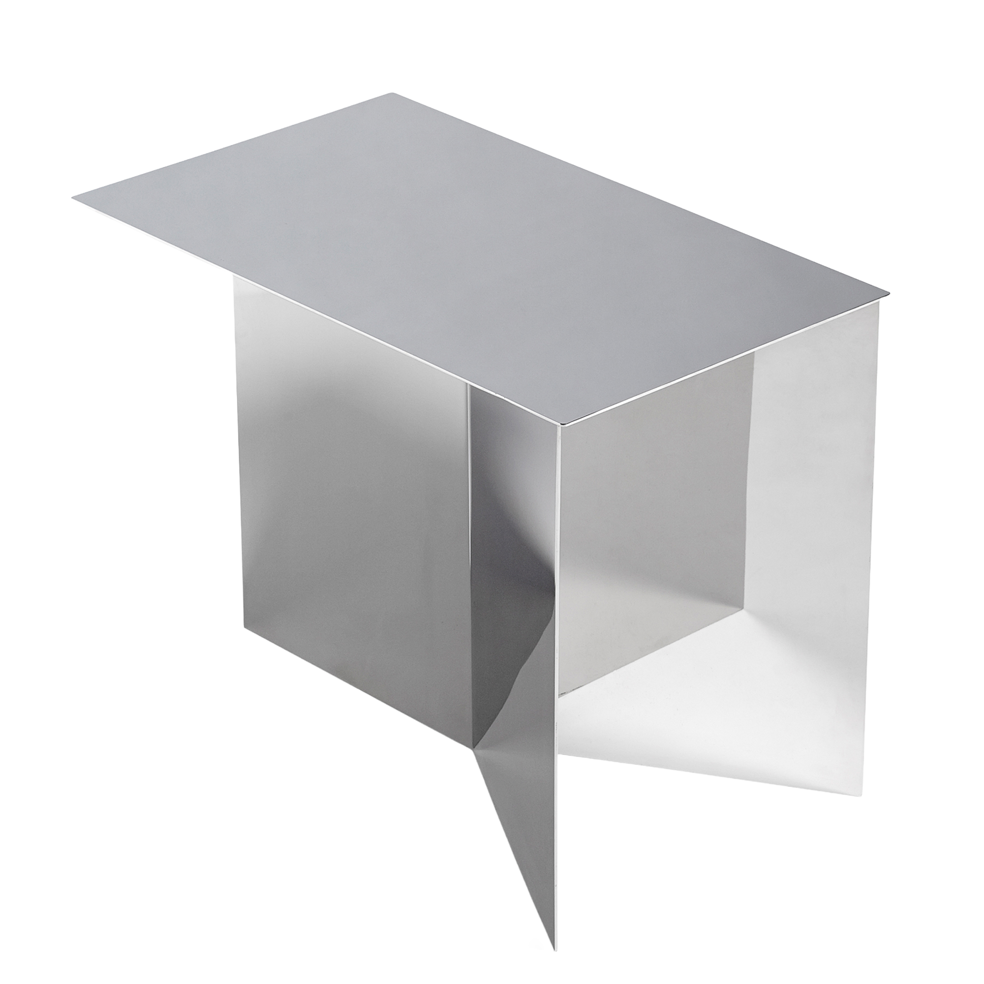 Slit Table Oblong Metal Beistelltisch