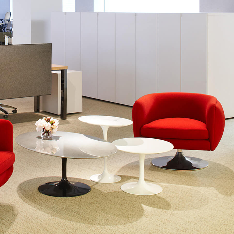 Saarinen Beistelltisch rund