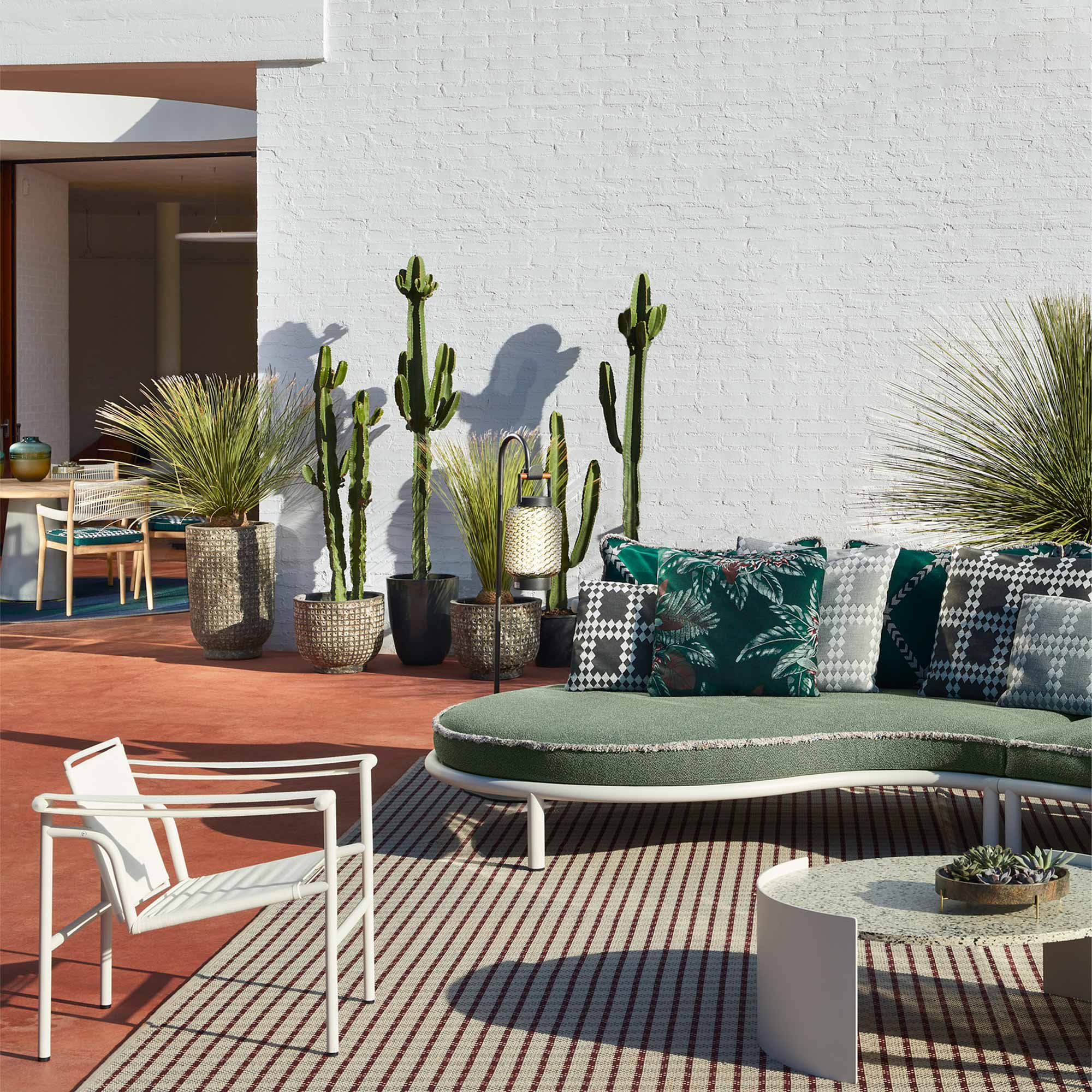 LC1 Outdoor Sessel - 1 Fauteuil dossier basculant