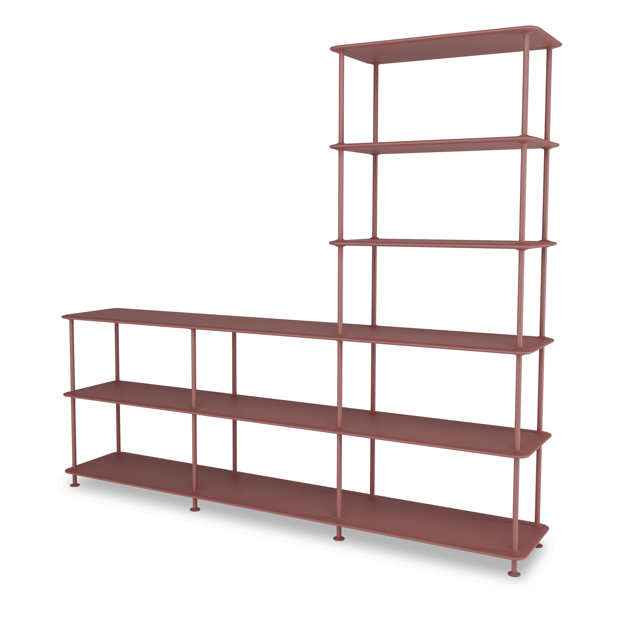 FREE L Regal mit 5 Fächer