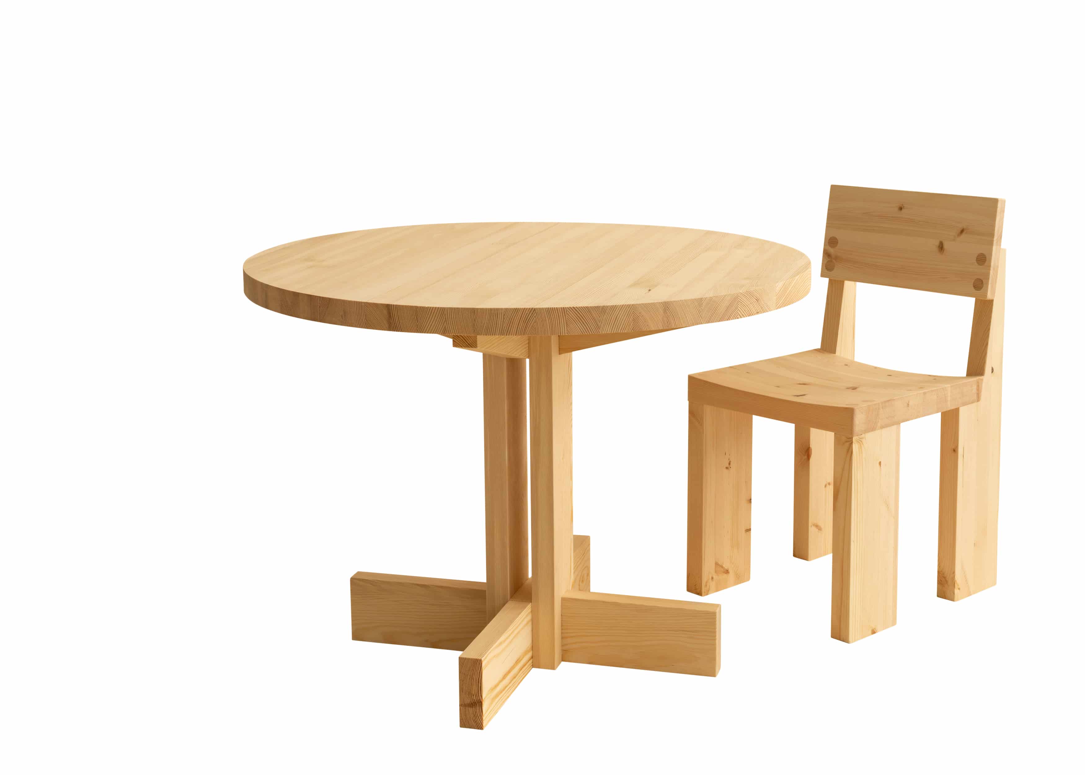 001 Dining Table Round Tisch