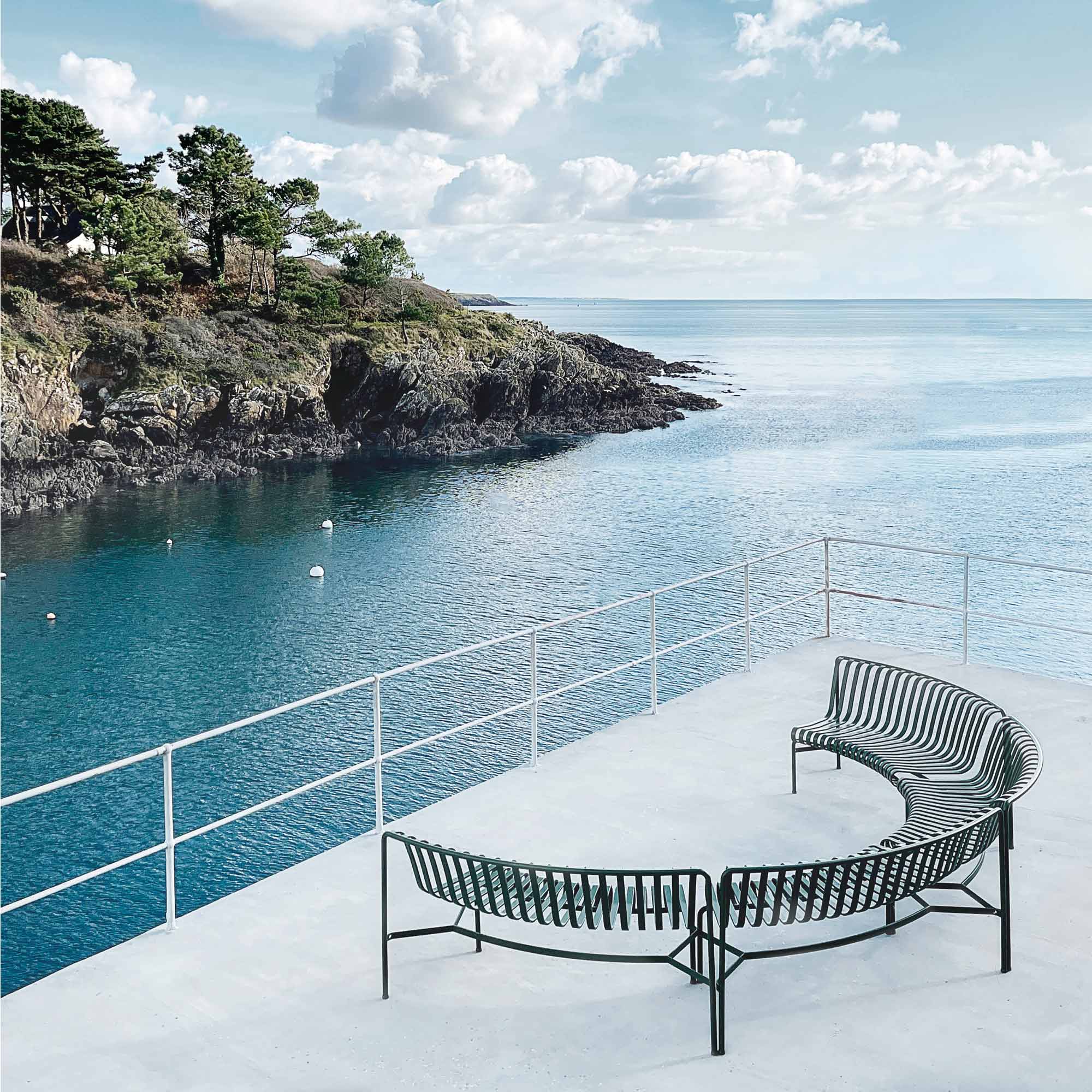 Palissade Park Dining Bench IN / IN 2er SET Sitzkissen