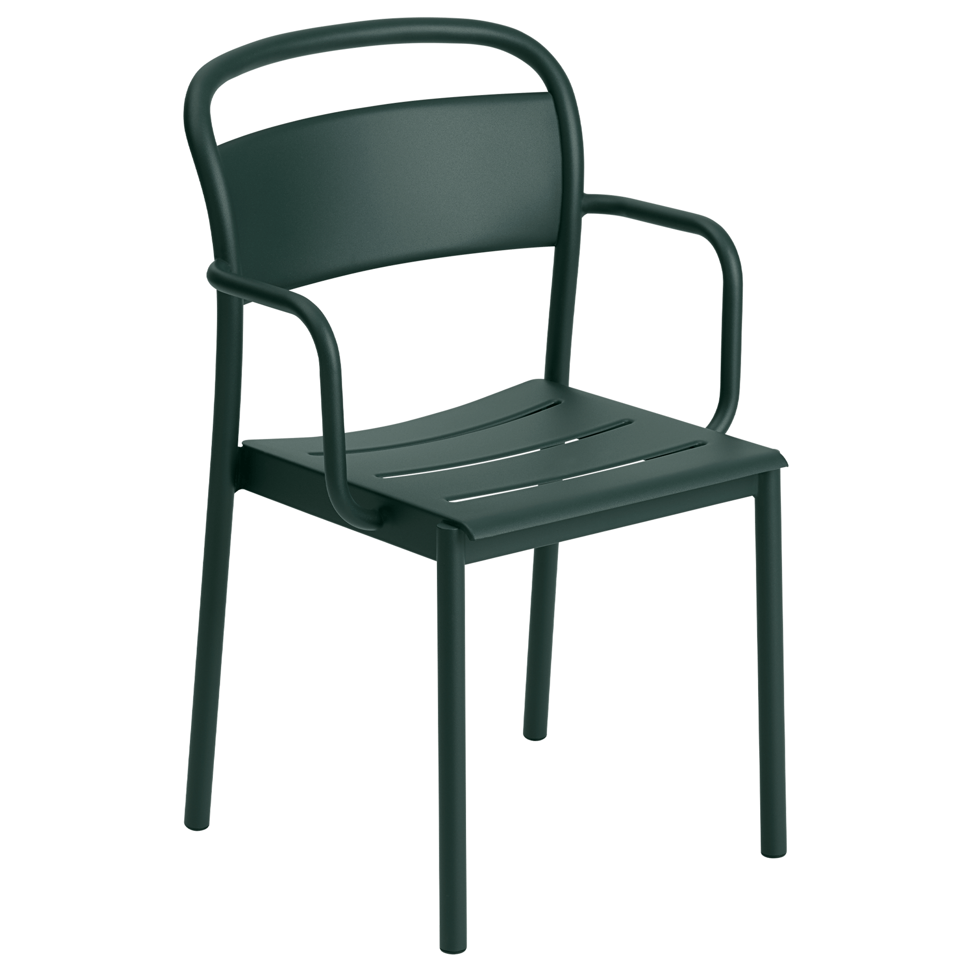 Linear Steel Armlehnstuhl