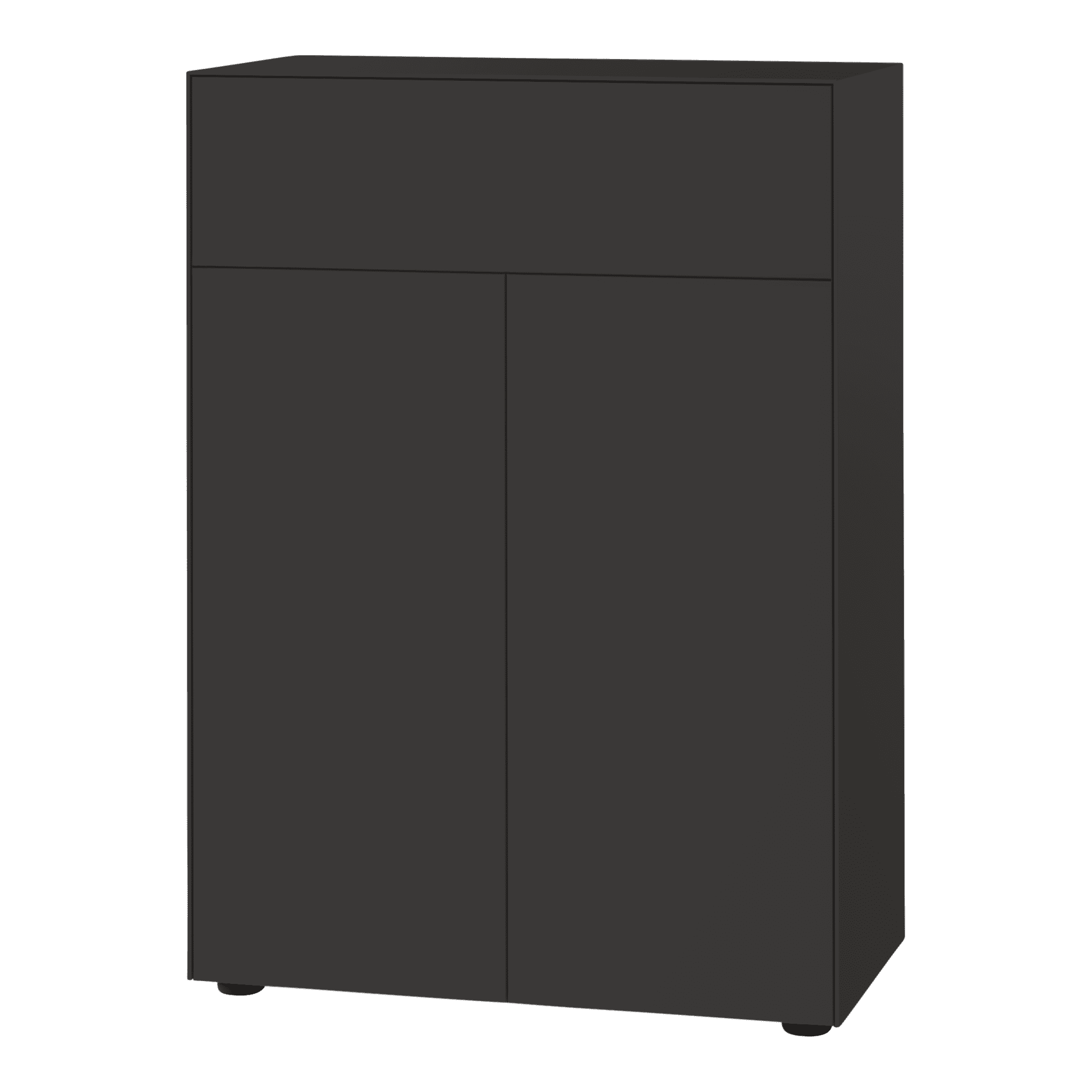 Nex Pur Box Schrank mit Doppeltür und Schublade schmal