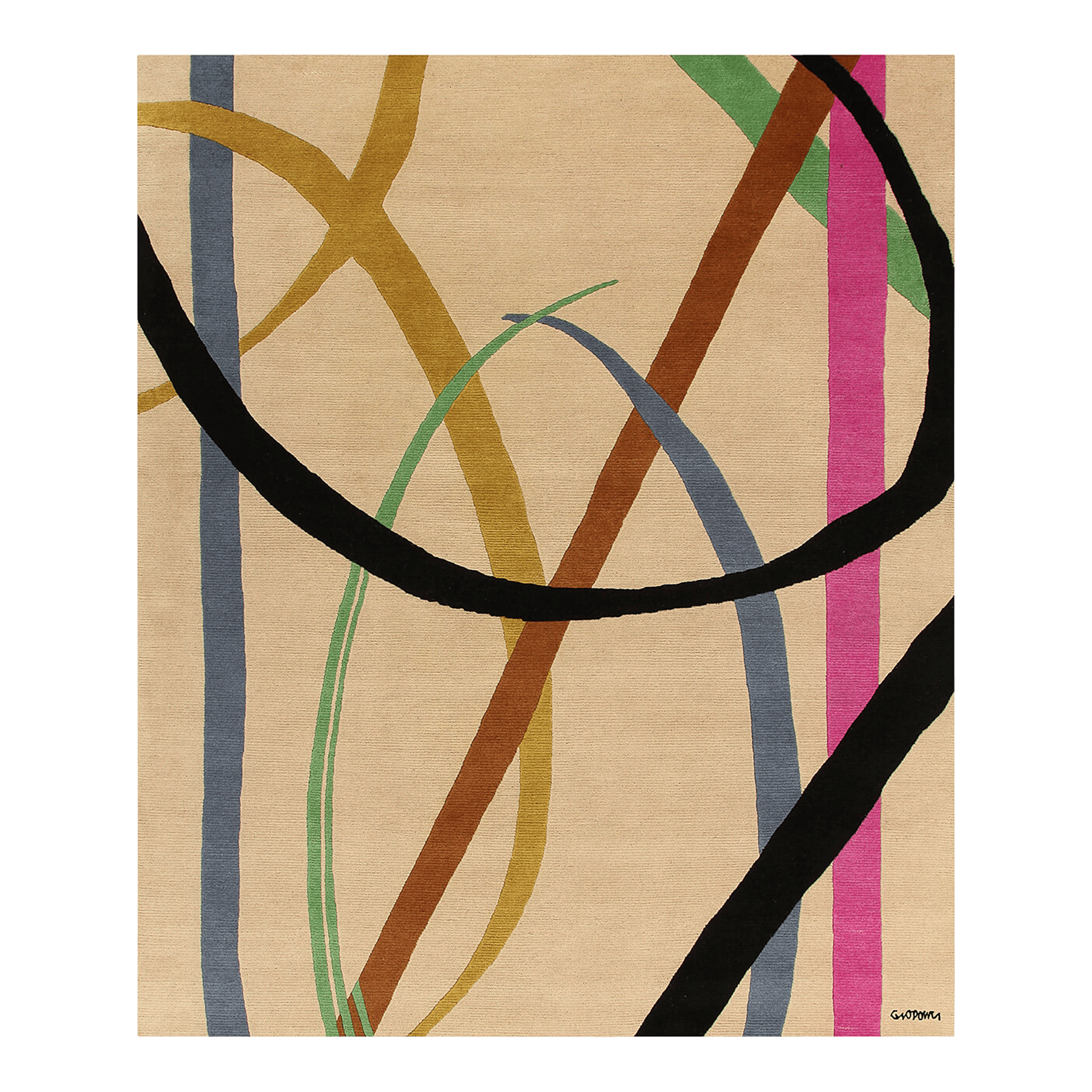 Lettera Disegnata Teppich