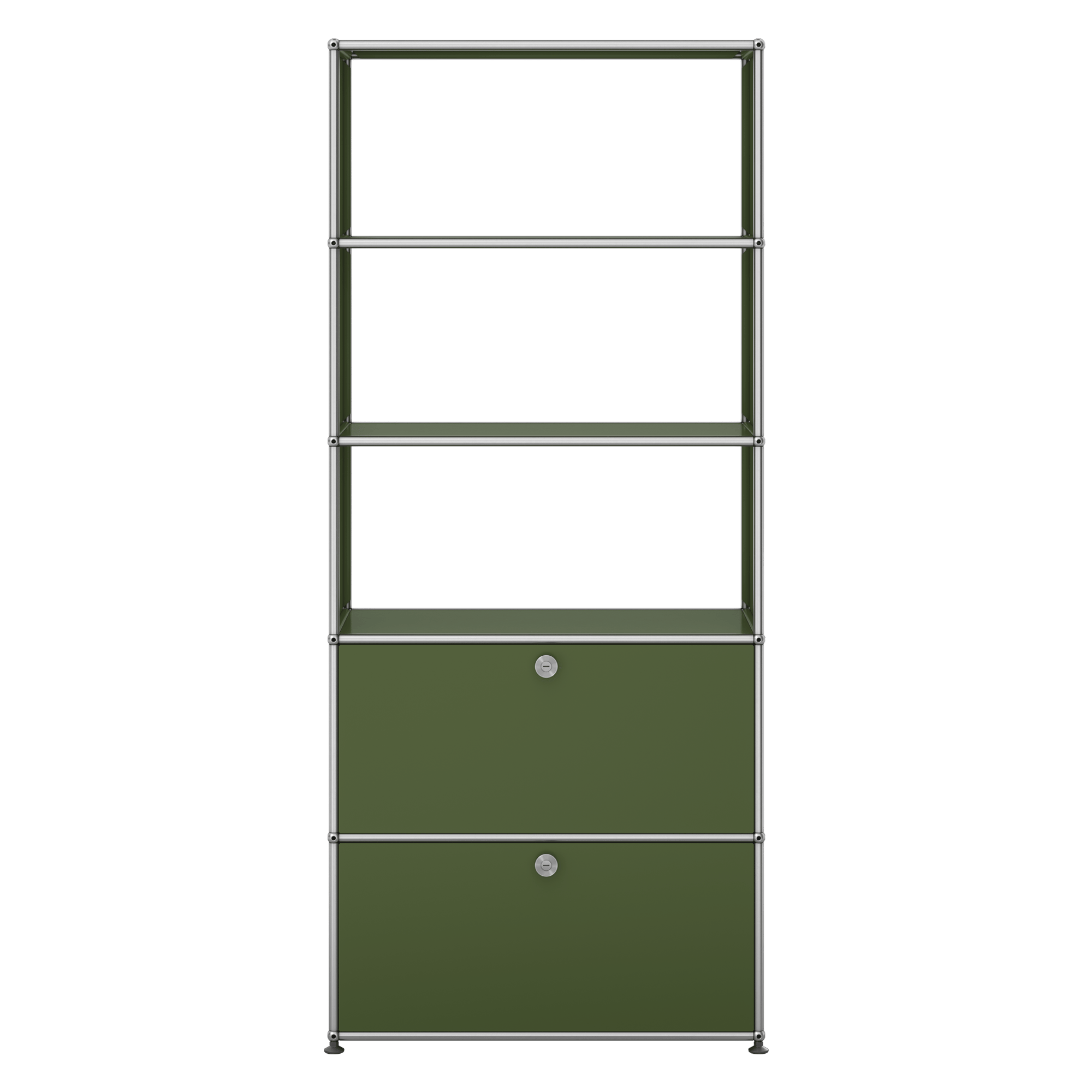 Haller Regal mit 2 Klapptüren