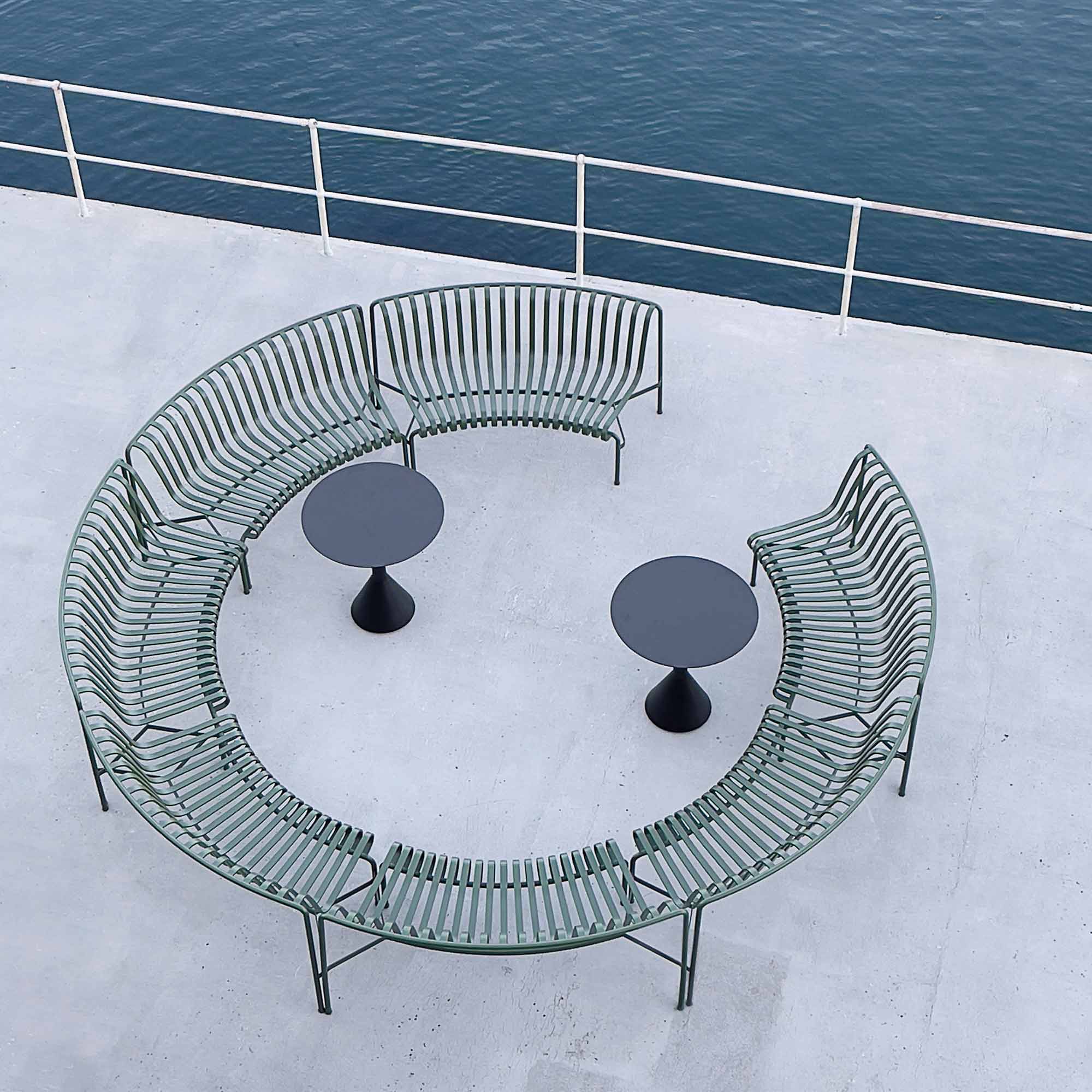 Palissade Park Dining Bench IN / IN 2er SET Sitzkissen