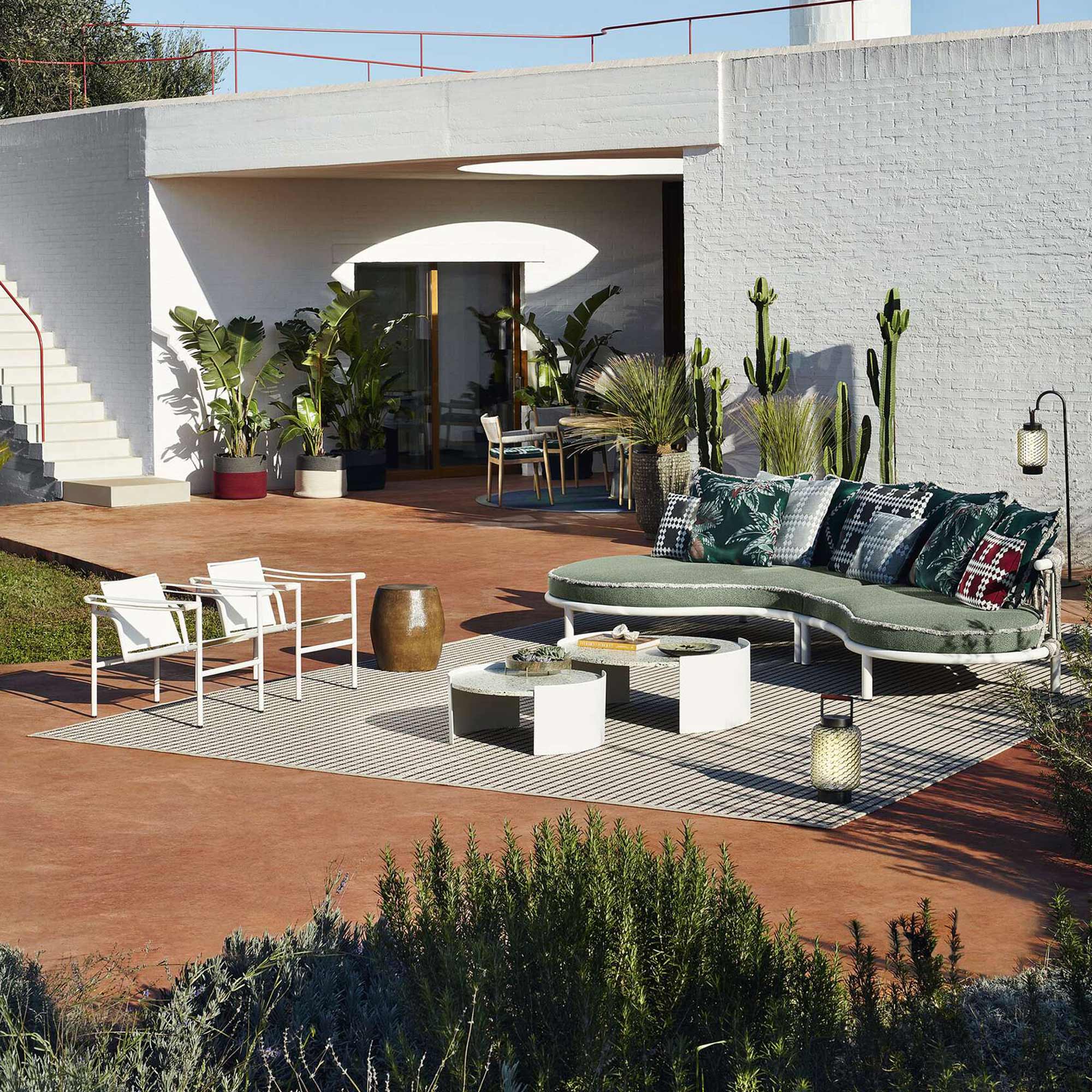 LC1 Outdoor Sessel - 1 Fauteuil dossier basculant