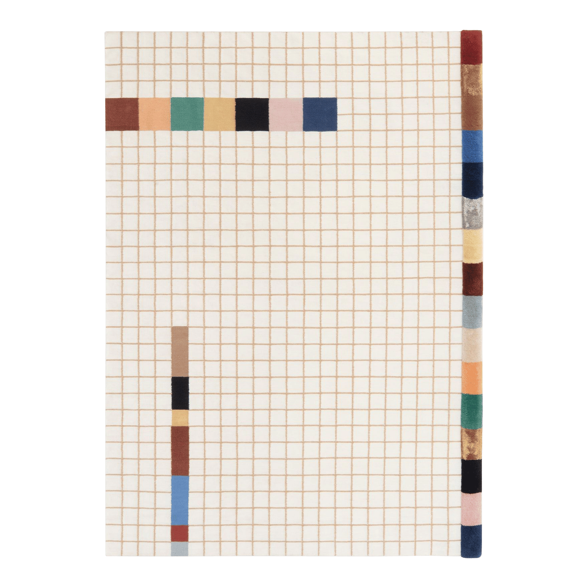 Raag rectangular Grid 2 Teppich