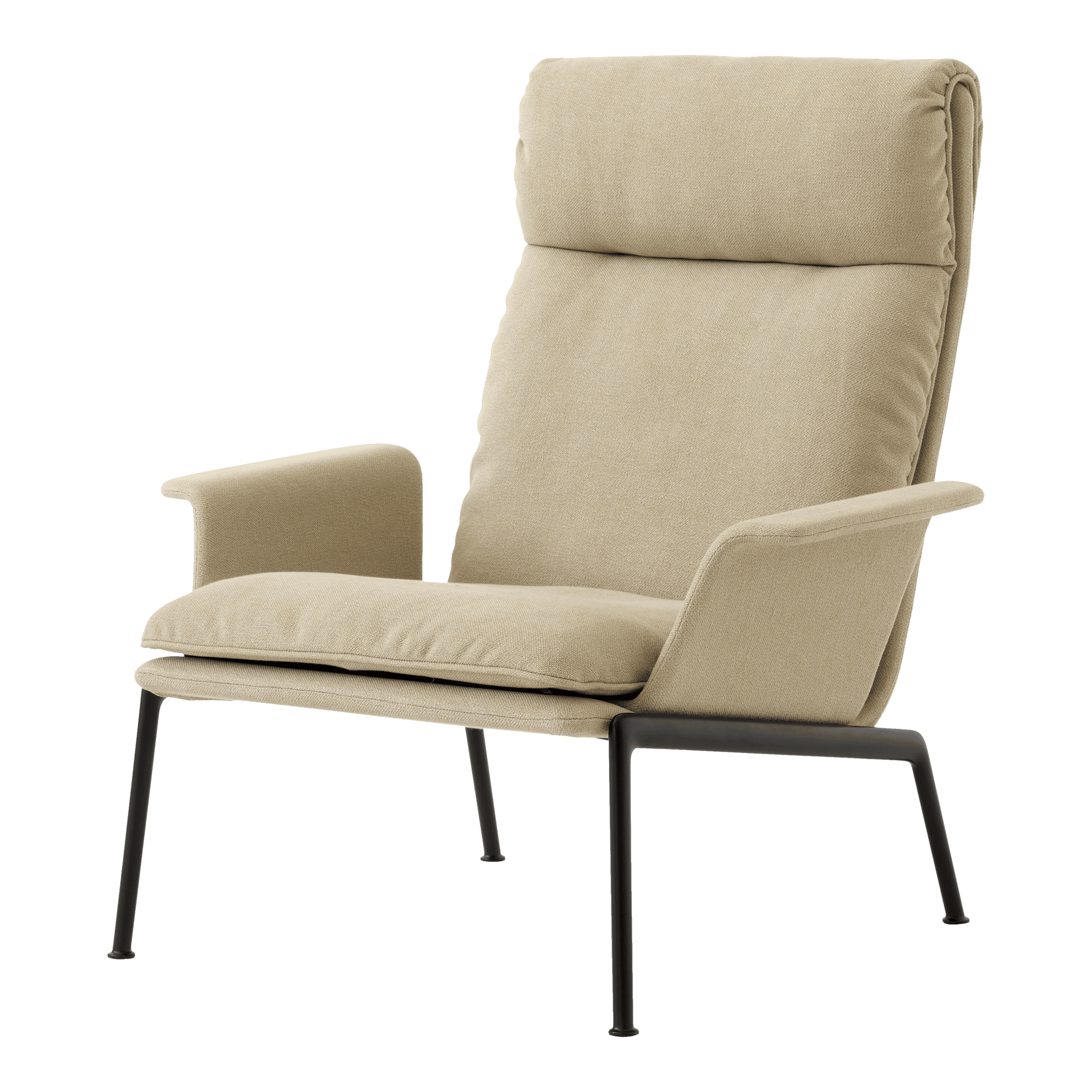 MUNO LN17 High back Lounge Chair mit Armlehnen