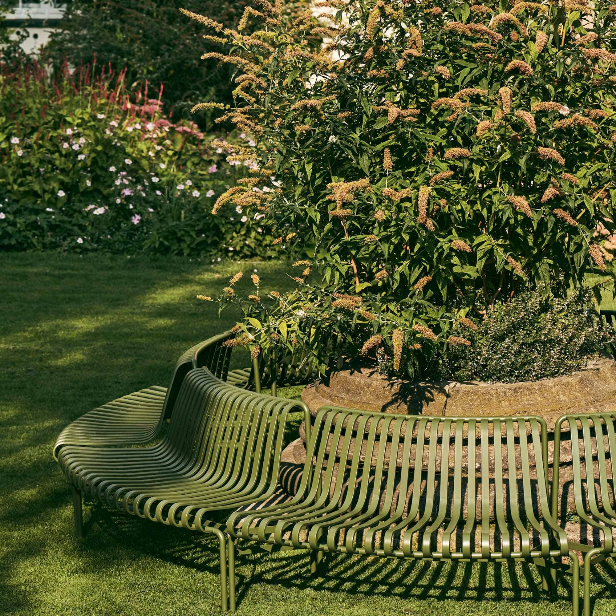 Palissade Park Dining Bench OUT / OUT 2er SET Sitzkissen