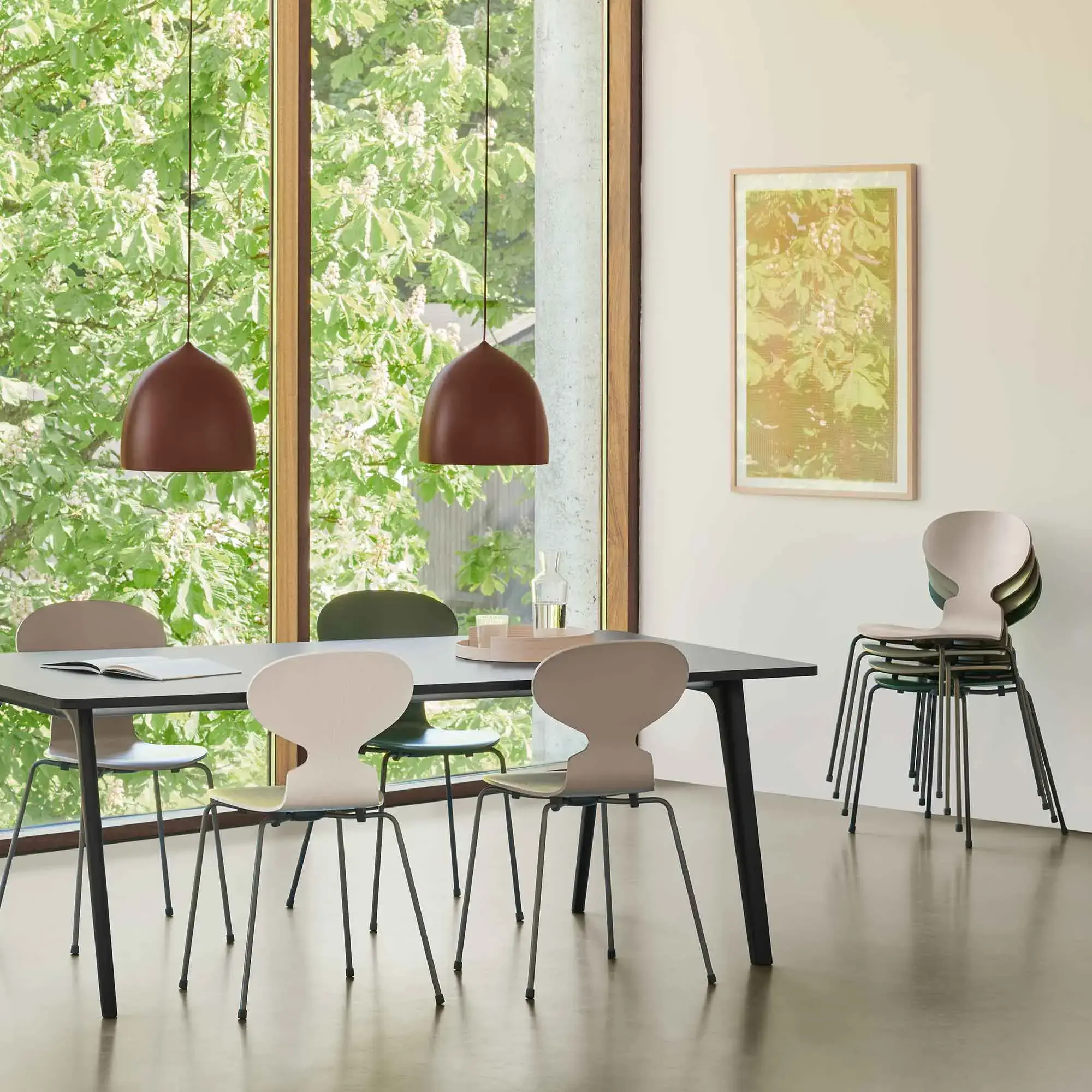 3101 Ameise Stuhl farbig