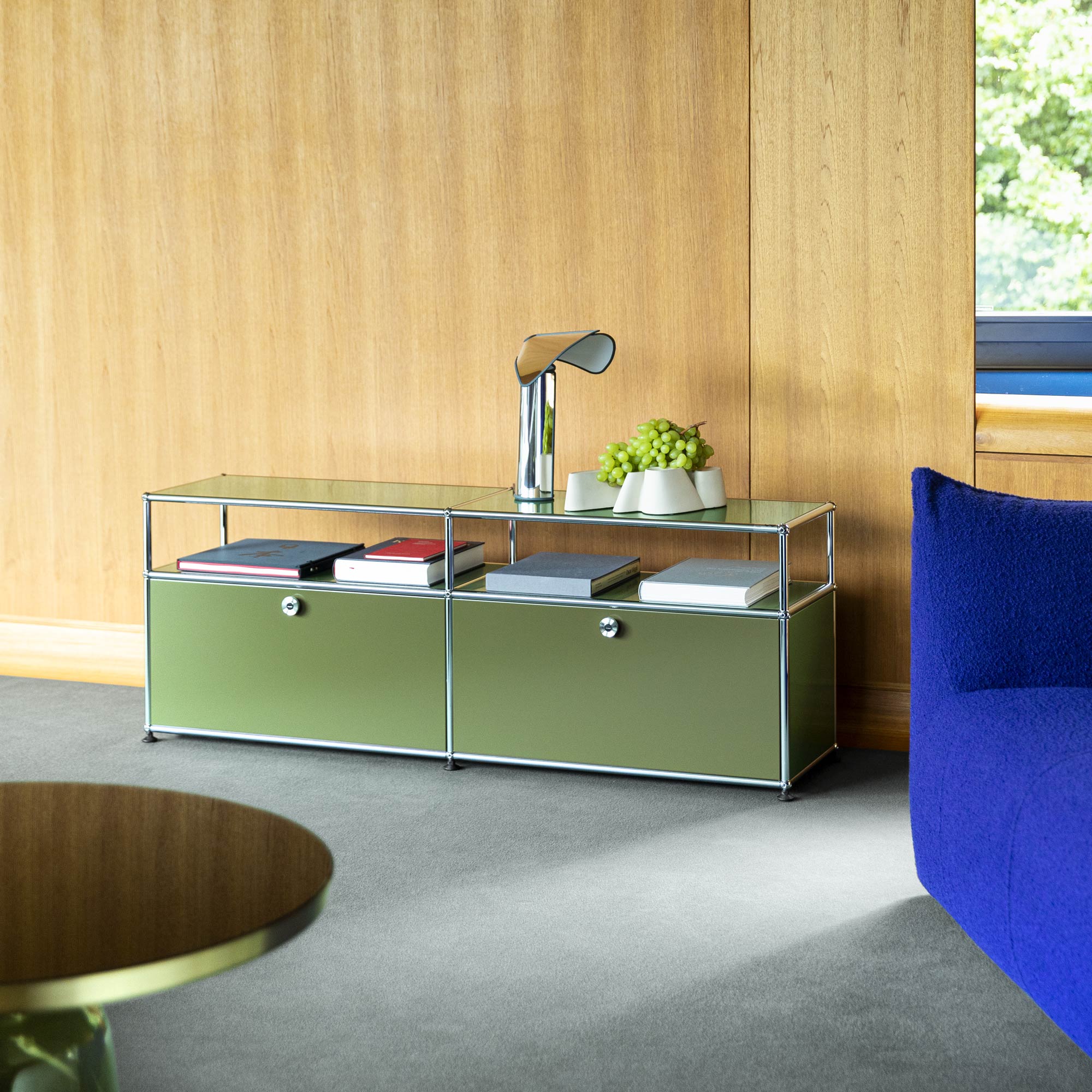 Haller Sideboard 2x2 mit offenem Regal oben