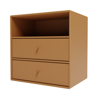 Mini 1006 Wandregal mit zwei Schubladen