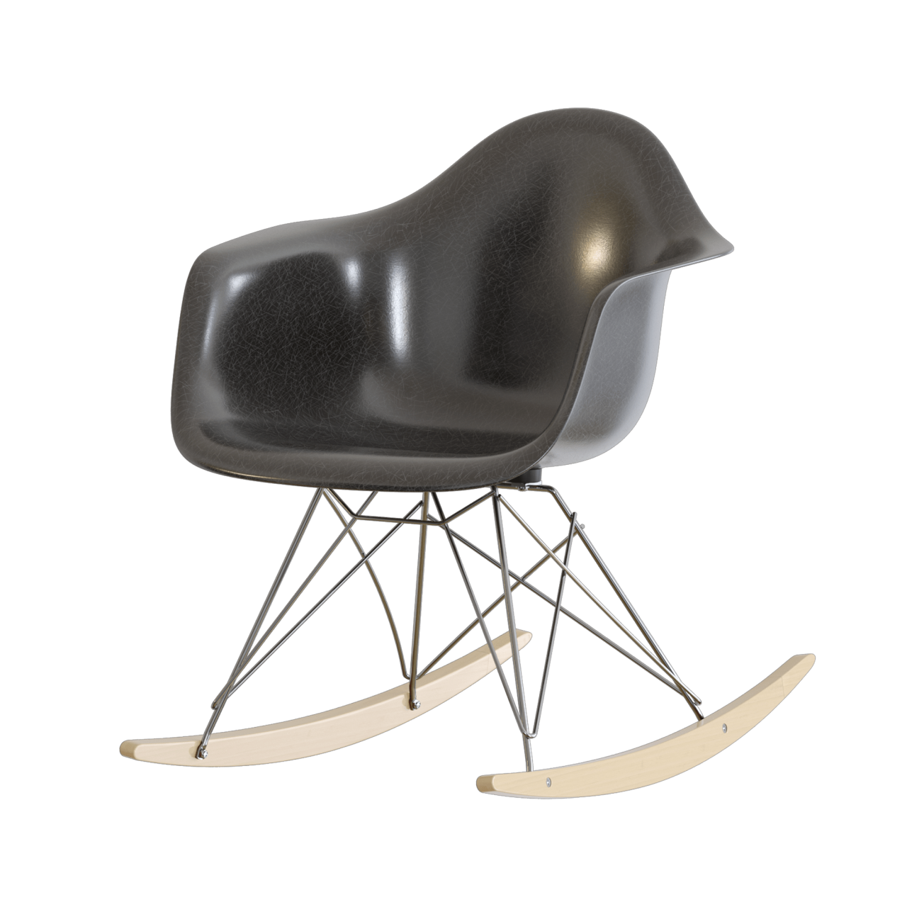 Eames Fiberglass Armchair RAR Schaukelstuhl