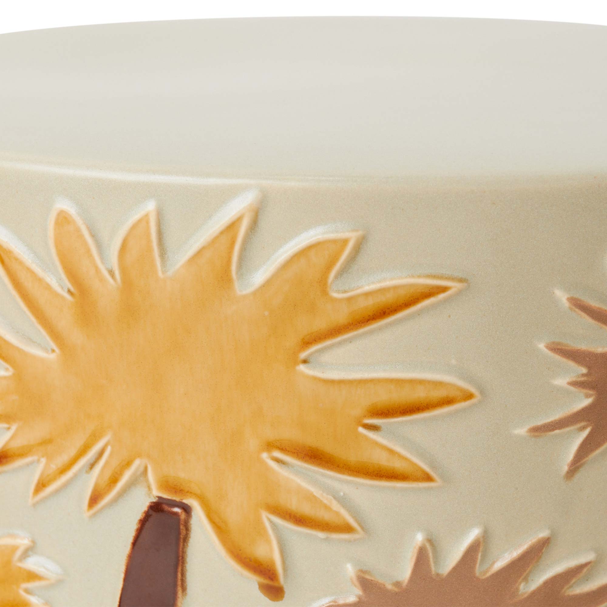 Earthenware Side Table Coastal Beistelltisch