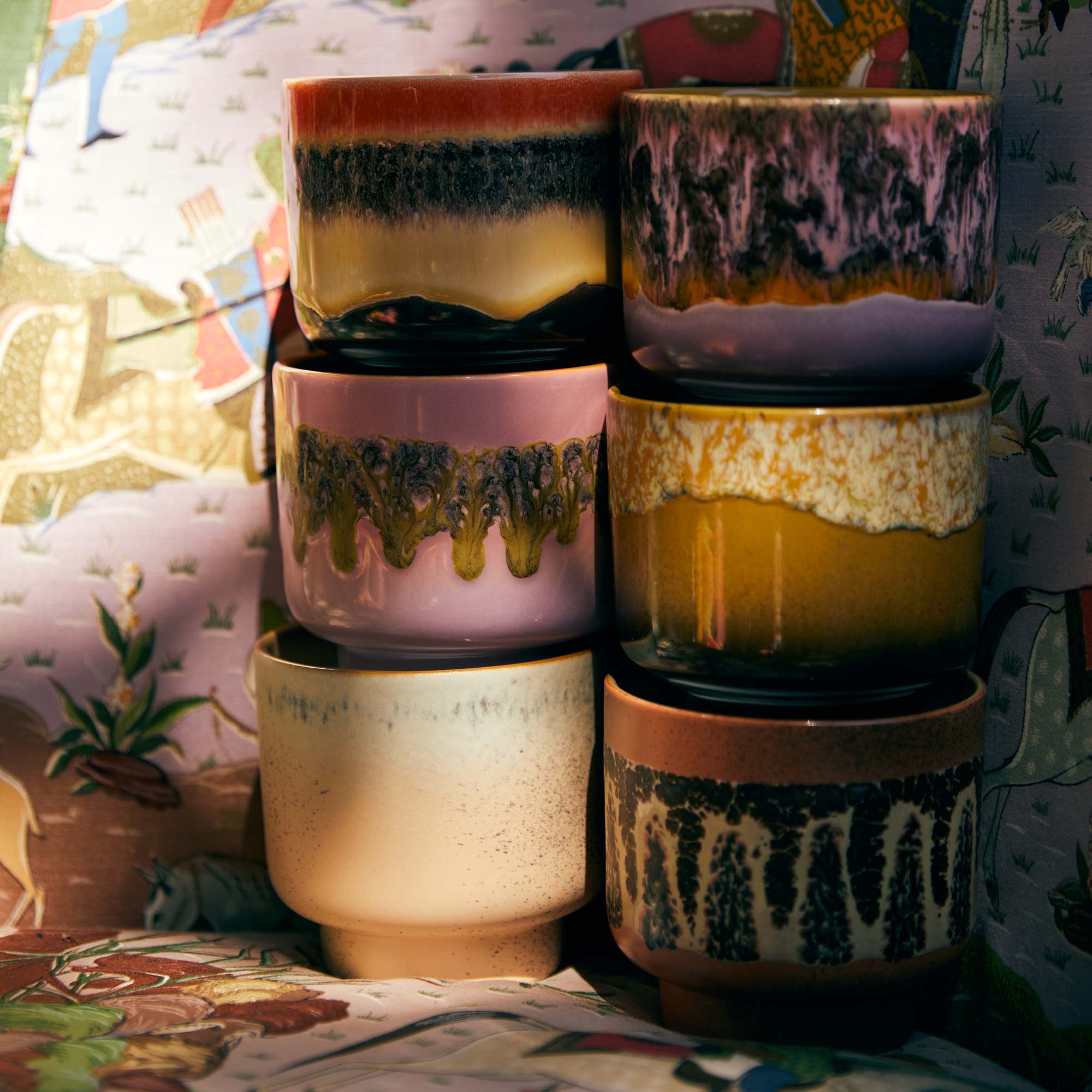 70s Ceramics: Scented Candle Duftkerze