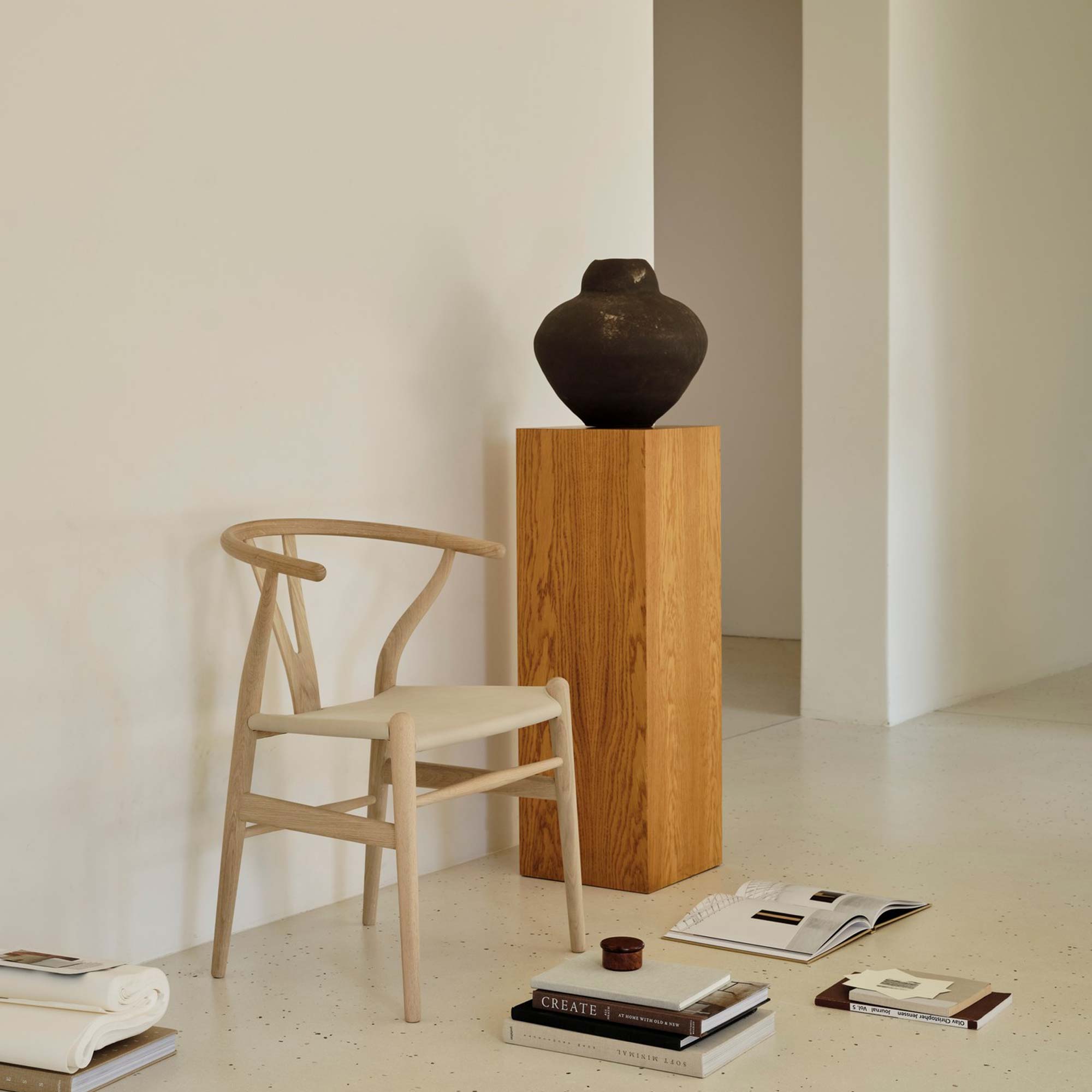 CH24 P | Wishbone Leder Chair Stuhl