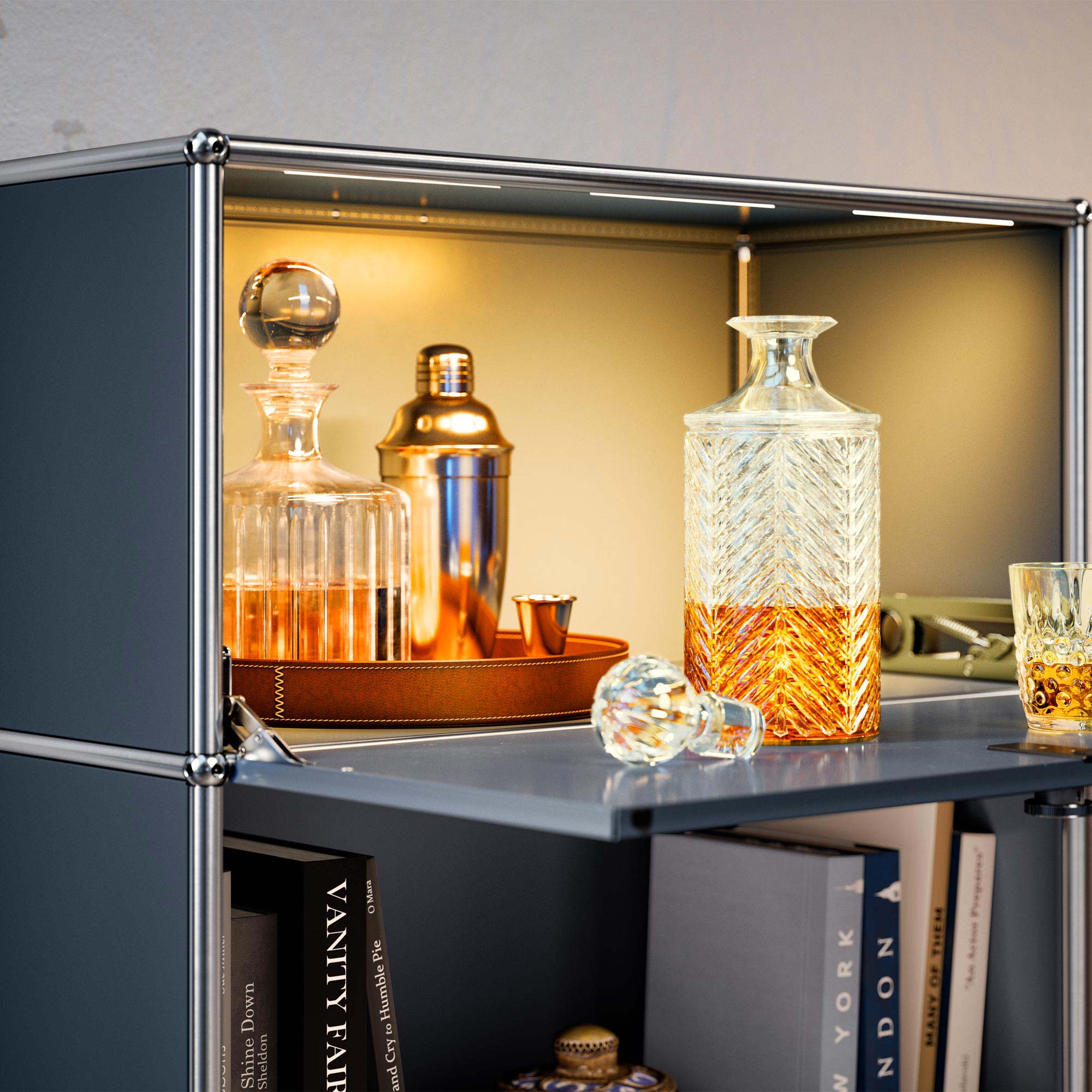 Haller E Highboard Regal mit einer Klapptür