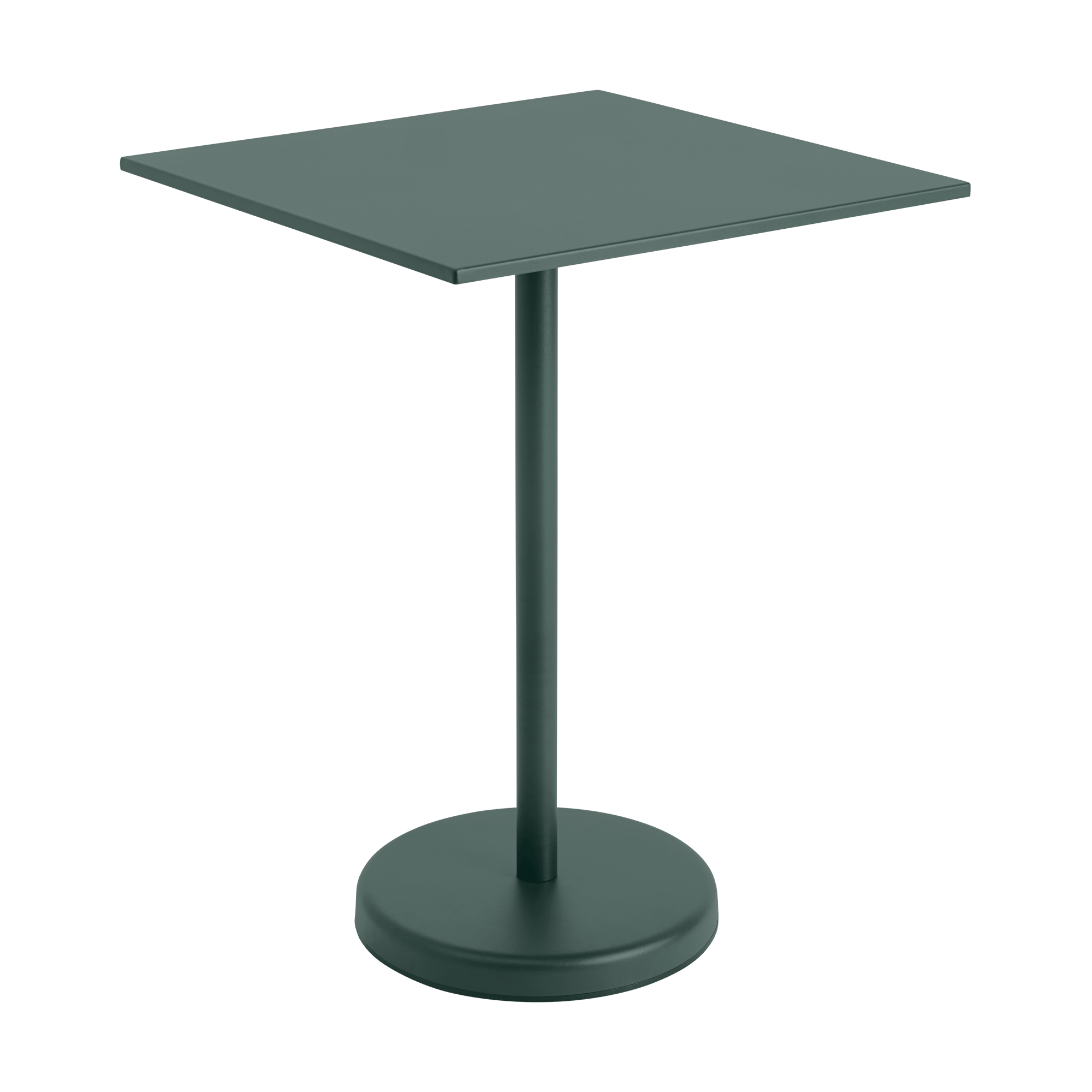 Linear Steel Café Tisch quadratisch