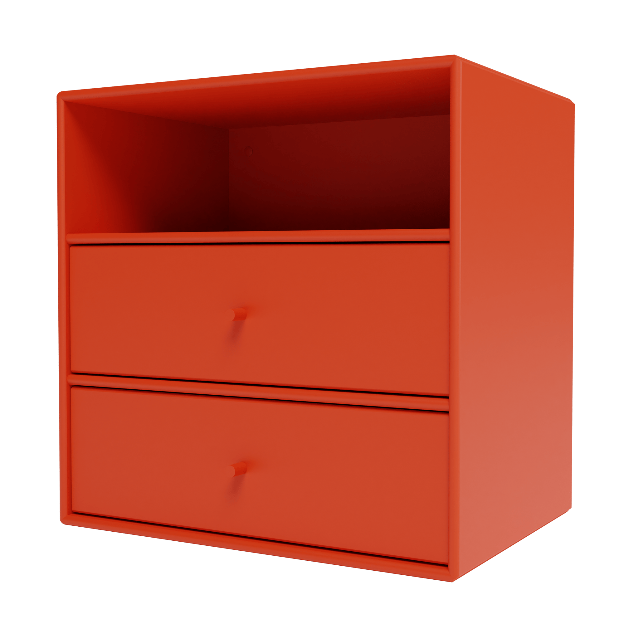 Mini 1006 Wandregal mit zwei Schubladen