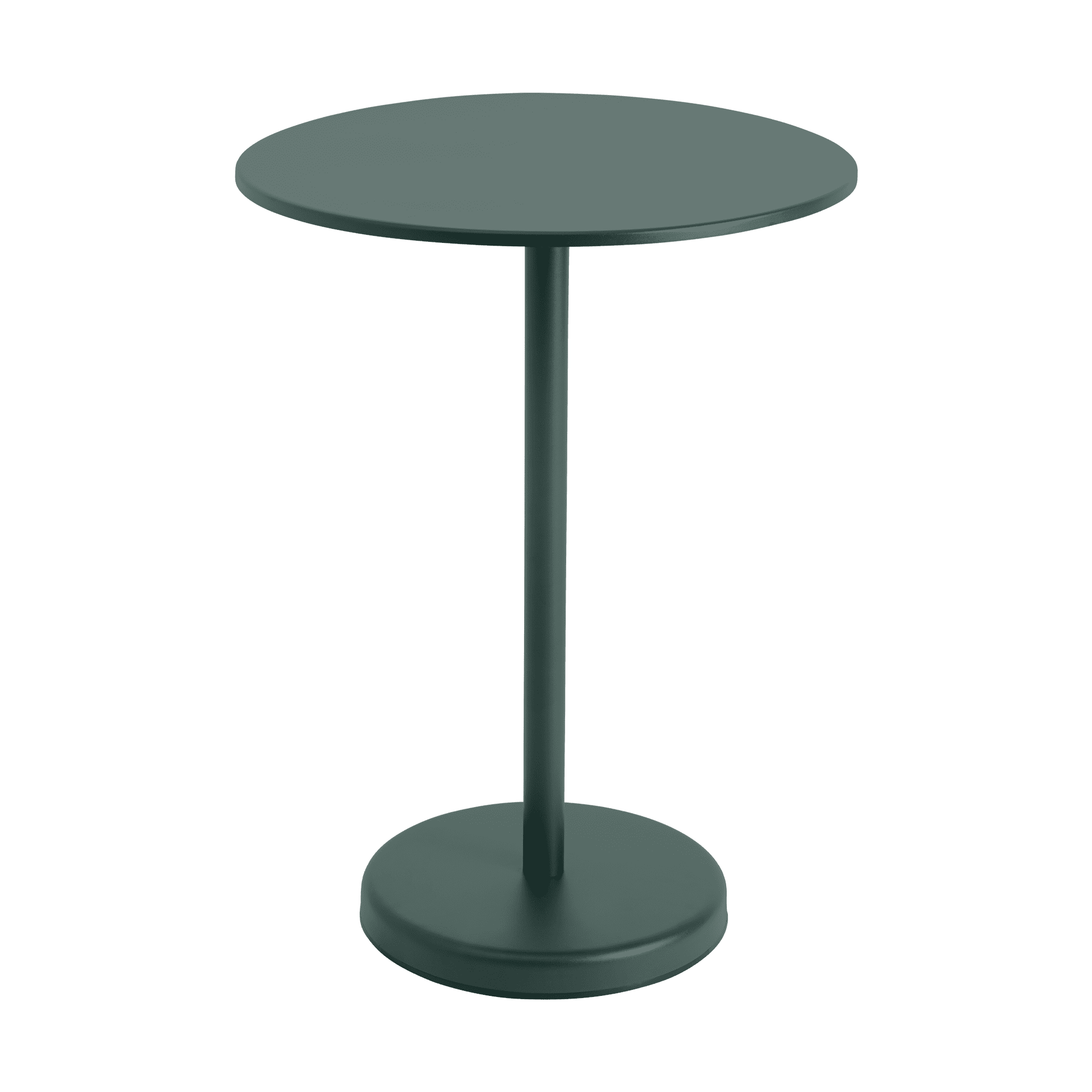 Linear Steel Café Tisch rund