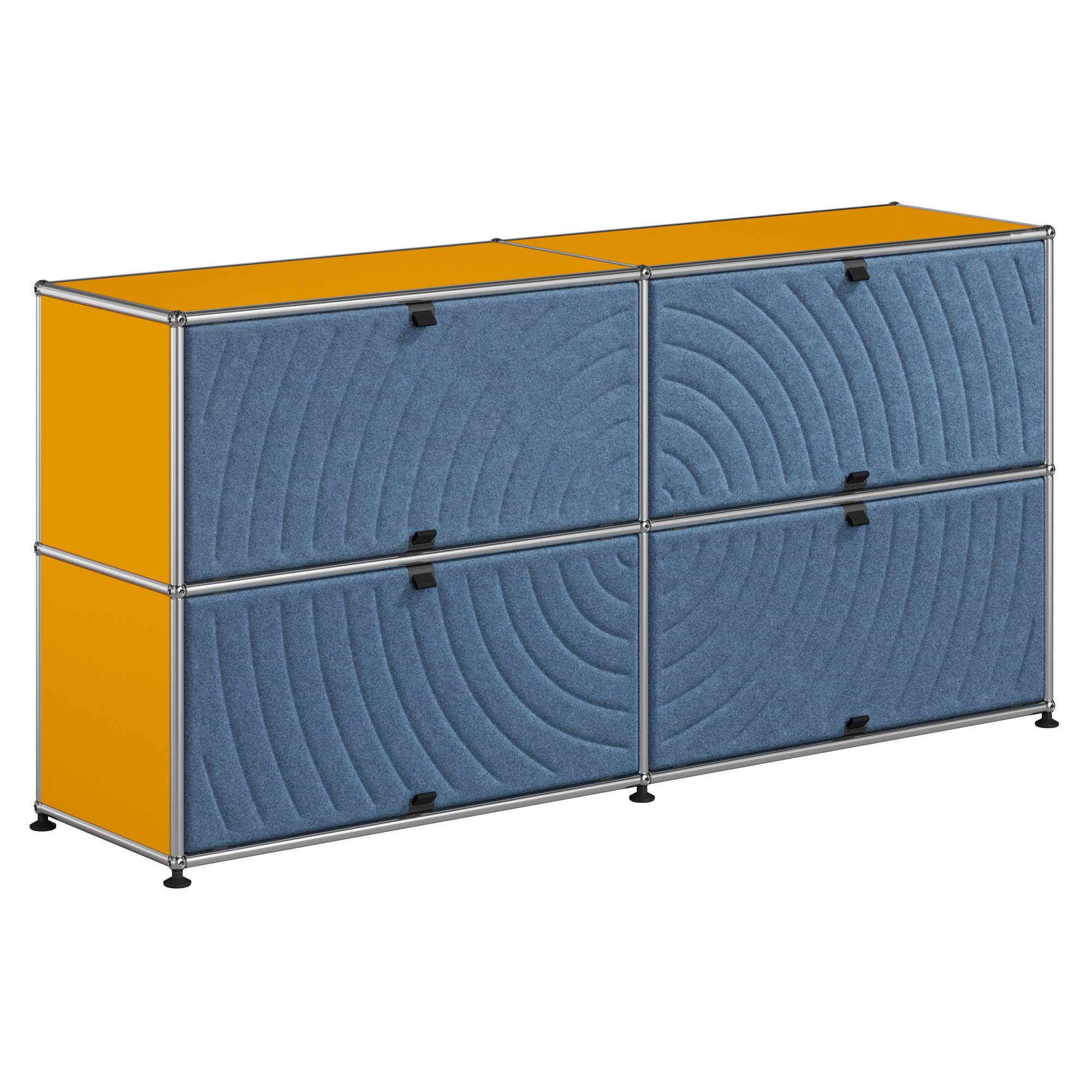 Haller Sideboard mit vier Soft Panels rund