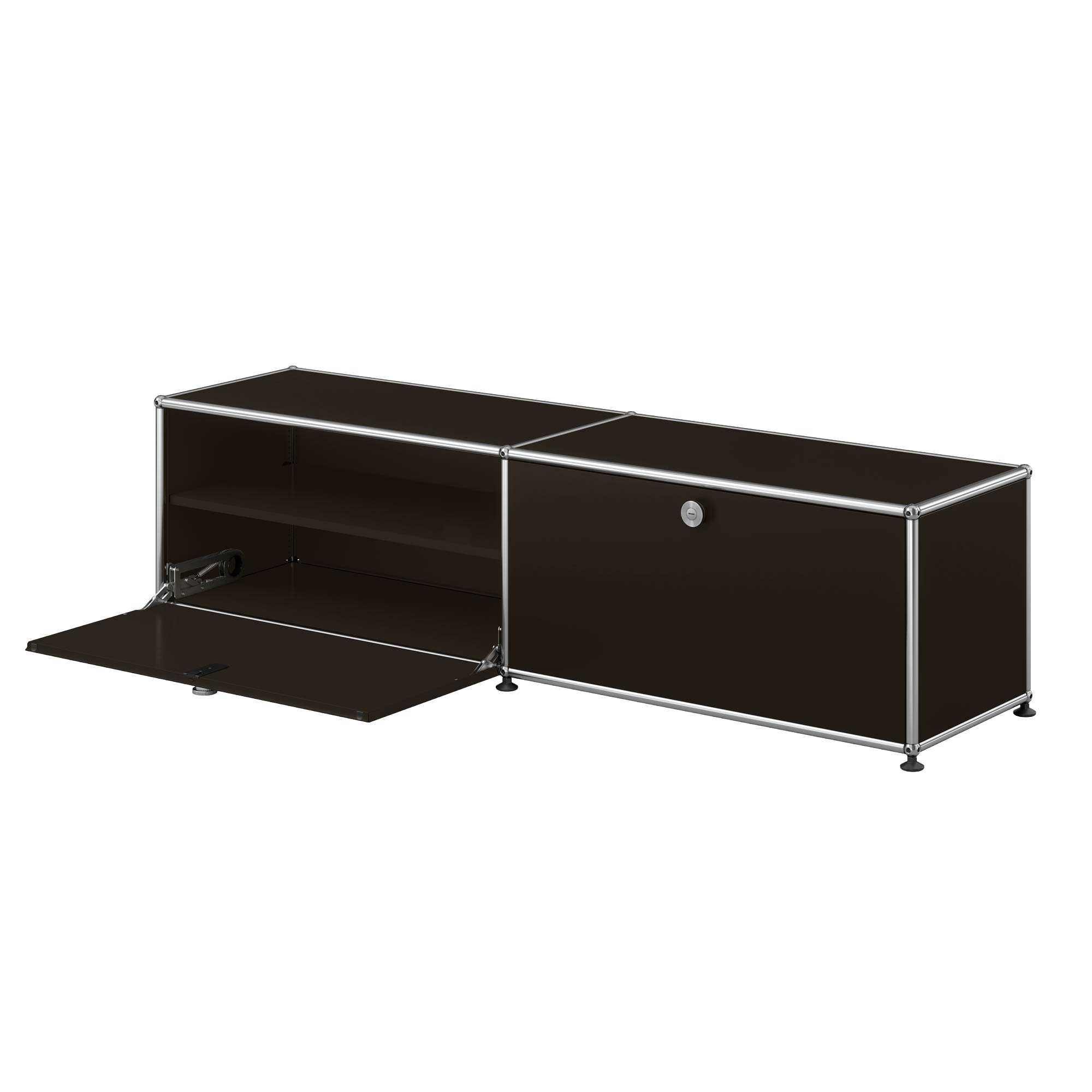 Haller E TV-/Hi-Fi Lowboard mit 2 Klappen