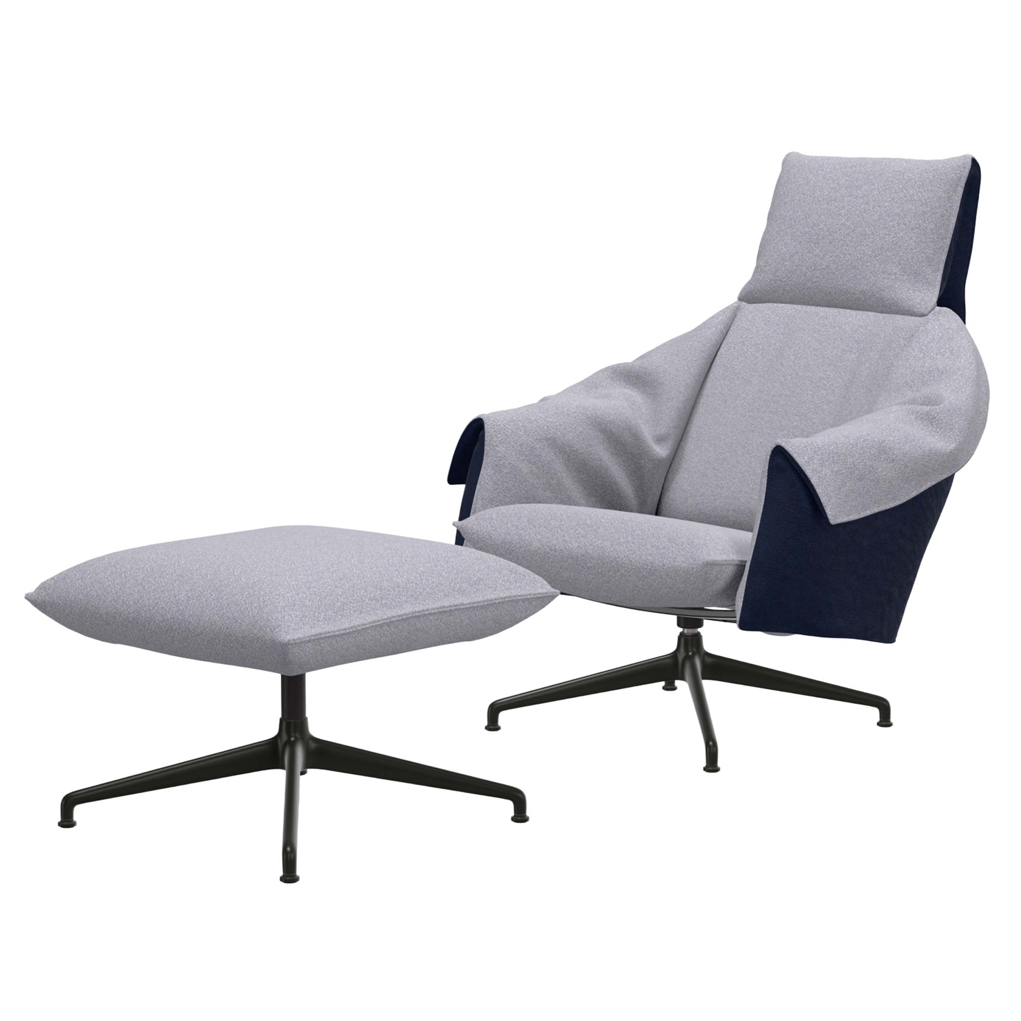 Bascule Highback & Ottoman drehbar Sessel