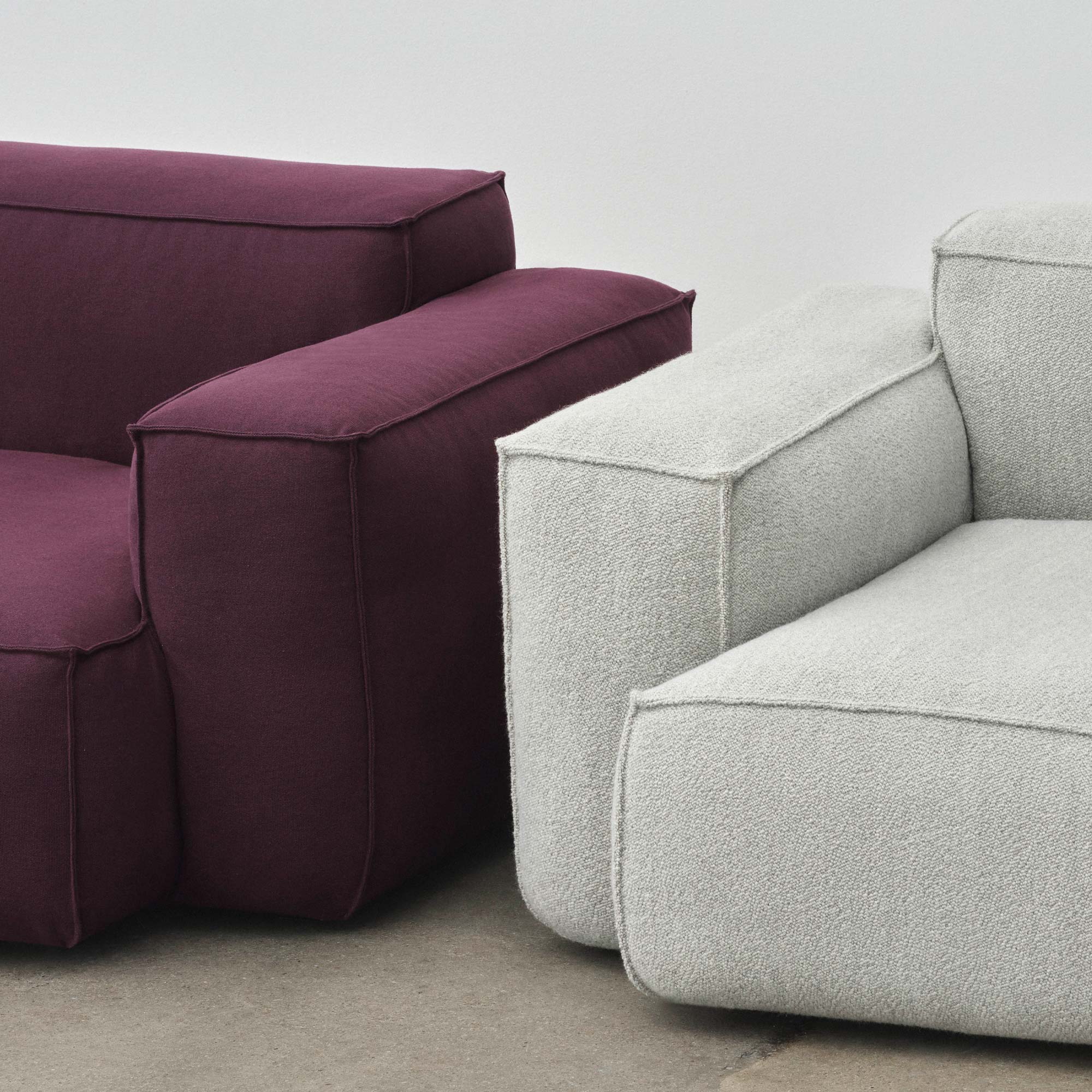 Mags Soft 3 Sitzer Sofa Armlehne rechts mit abnehmbarem Bezug