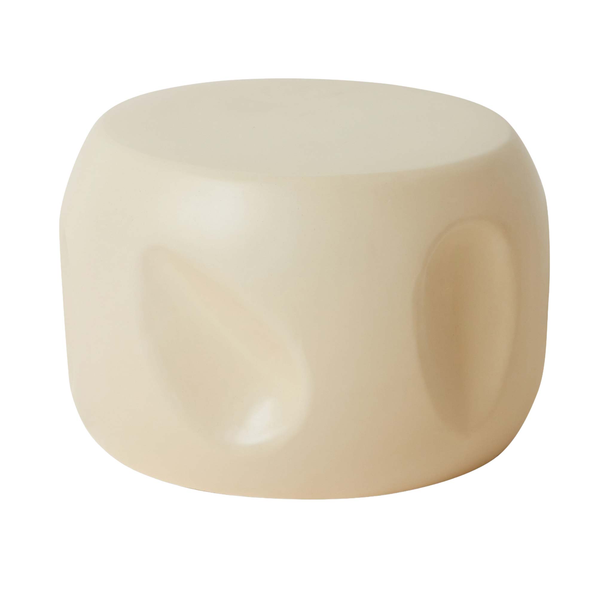 Currents Ceramic Side Table Shell Beistelltisch