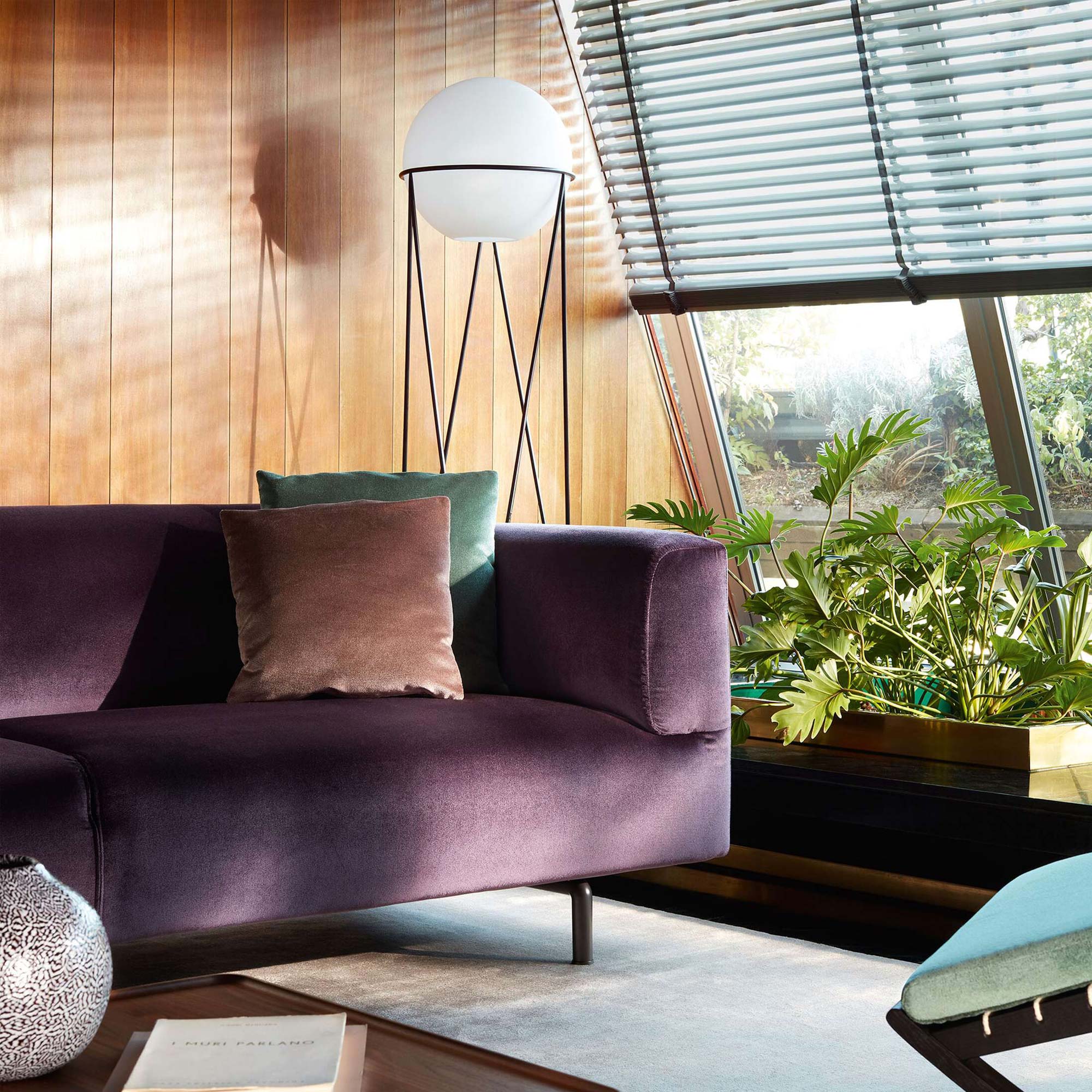 250 A2 Met Zweisitzer Sofa mit Armlehnen