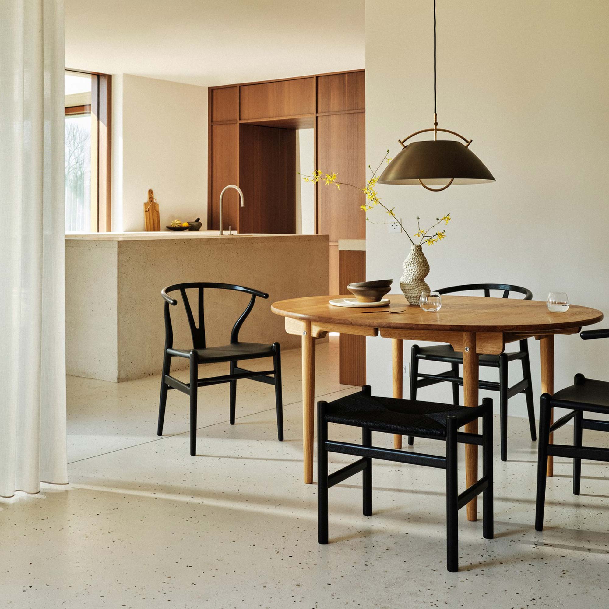 CH24 P | Wishbone Leder Chair Stuhl