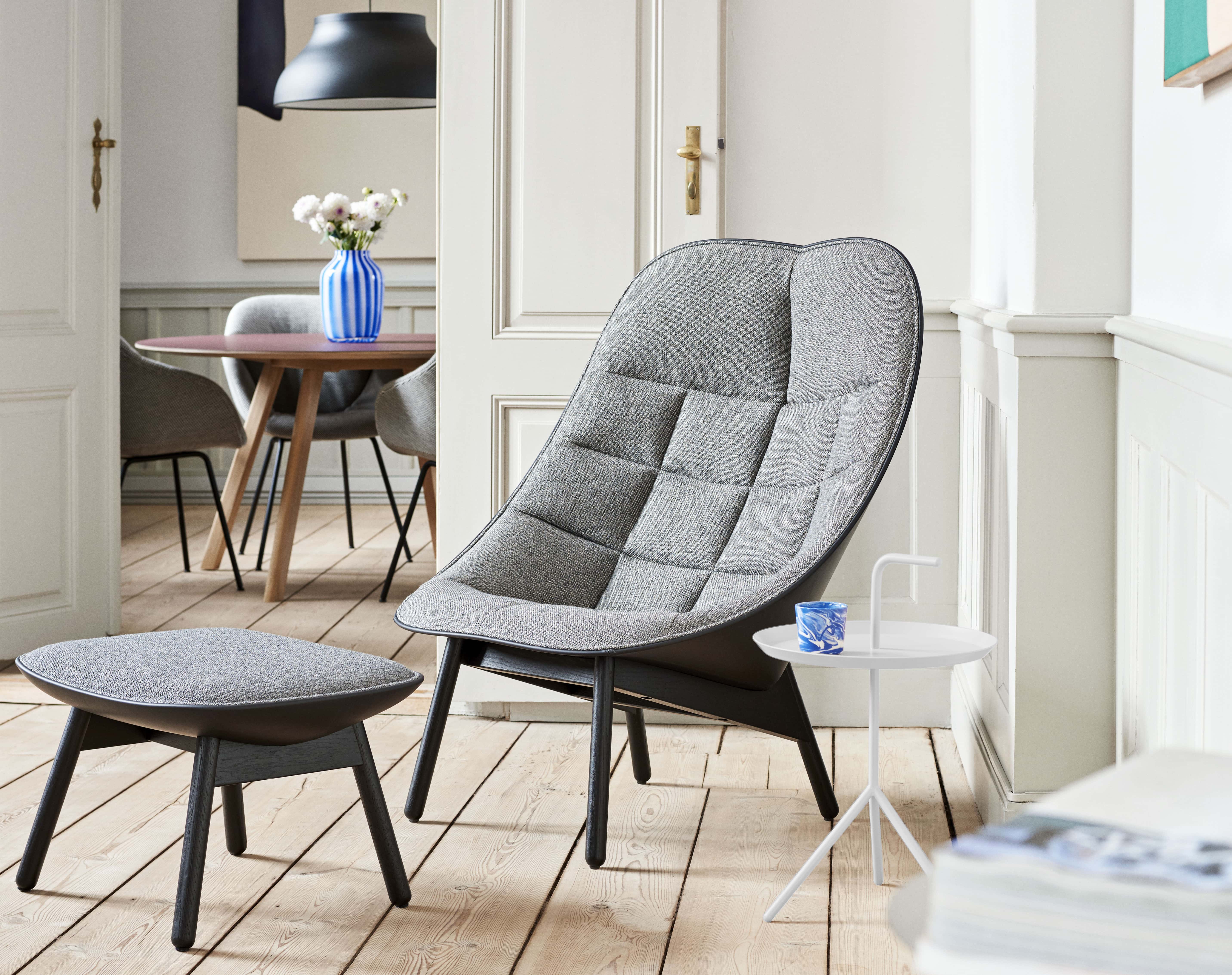 Uchiwa Quilt Sessel mit Ottoman