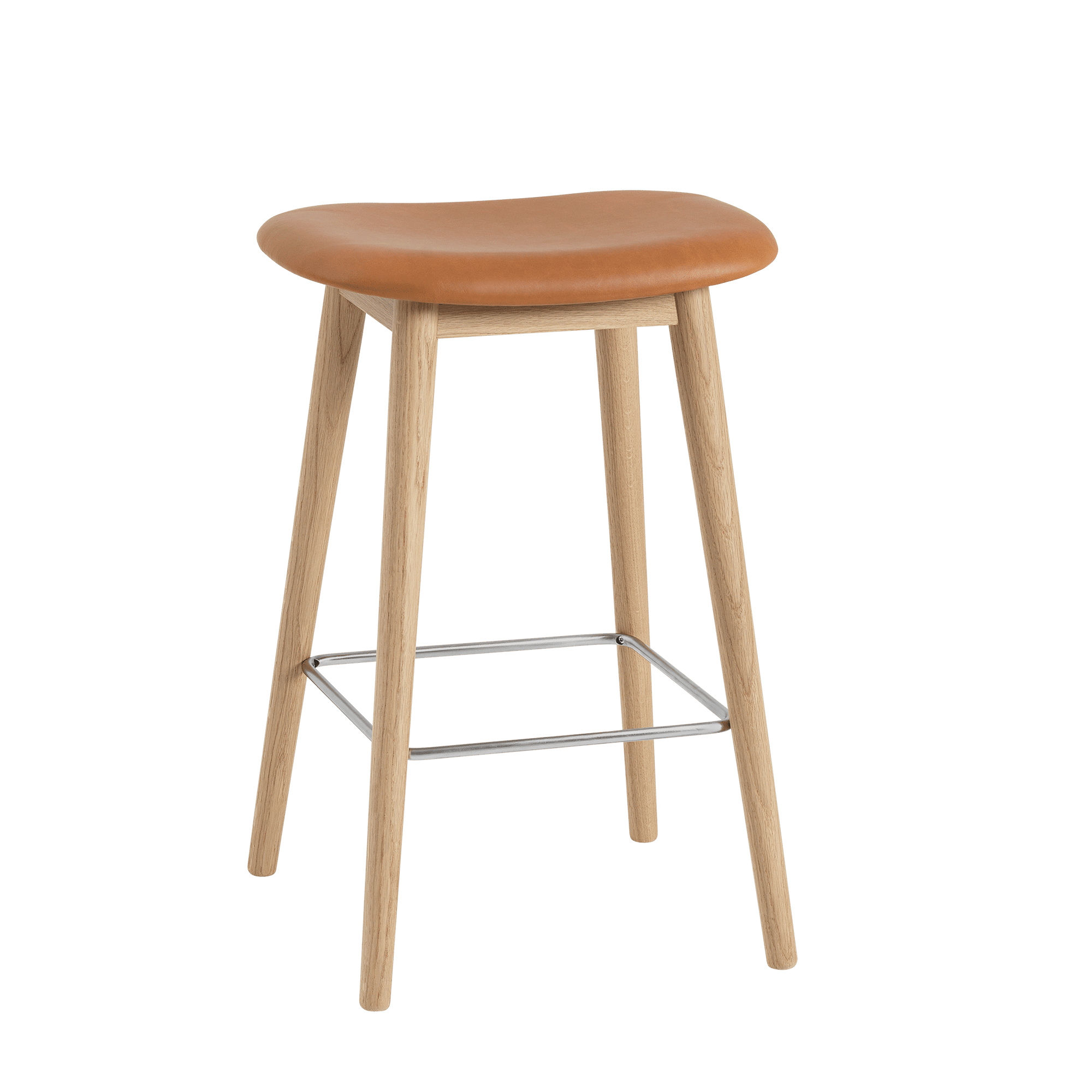 Fiber Barhocker Holzgestell