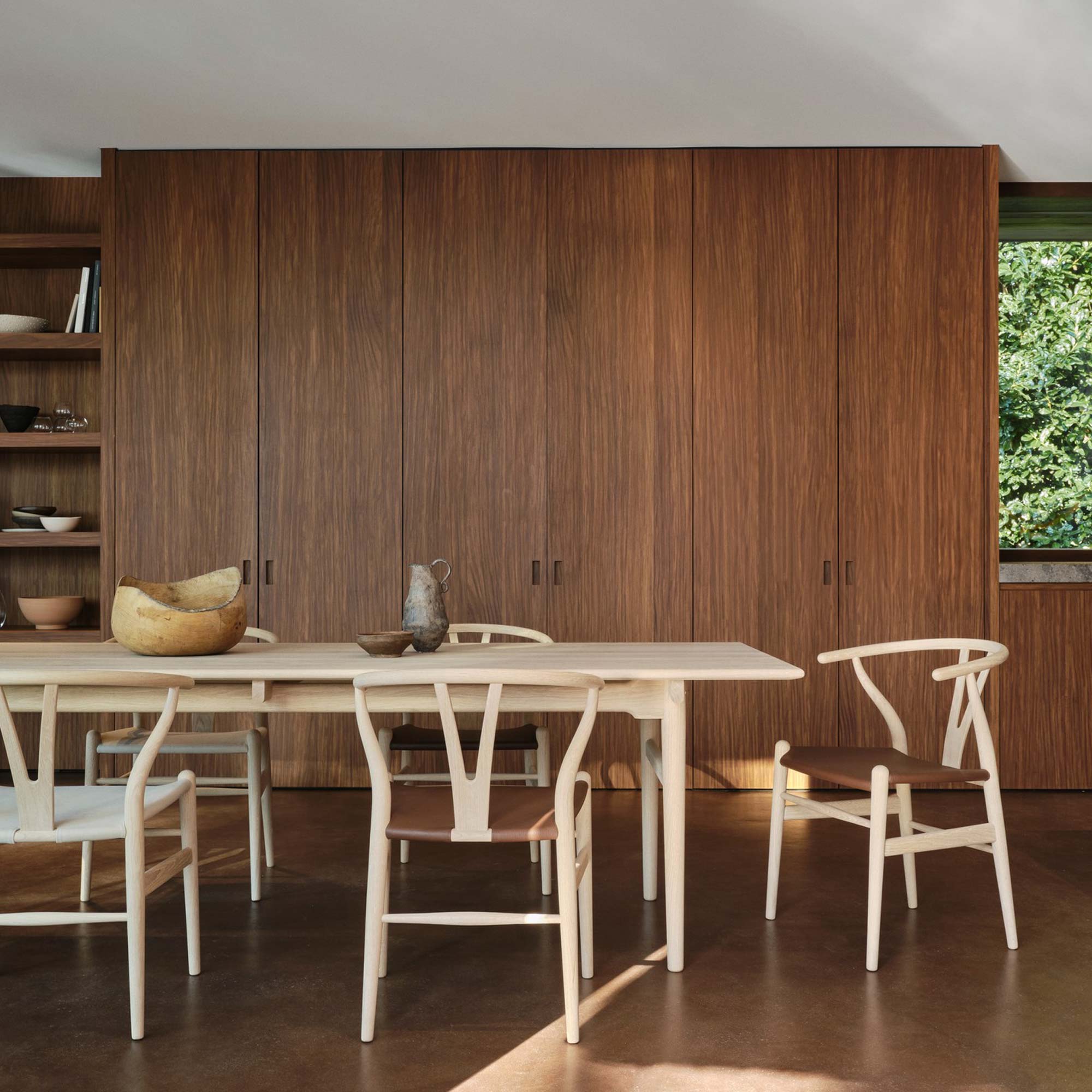 CH24 P | Wishbone Leder Chair Stuhl