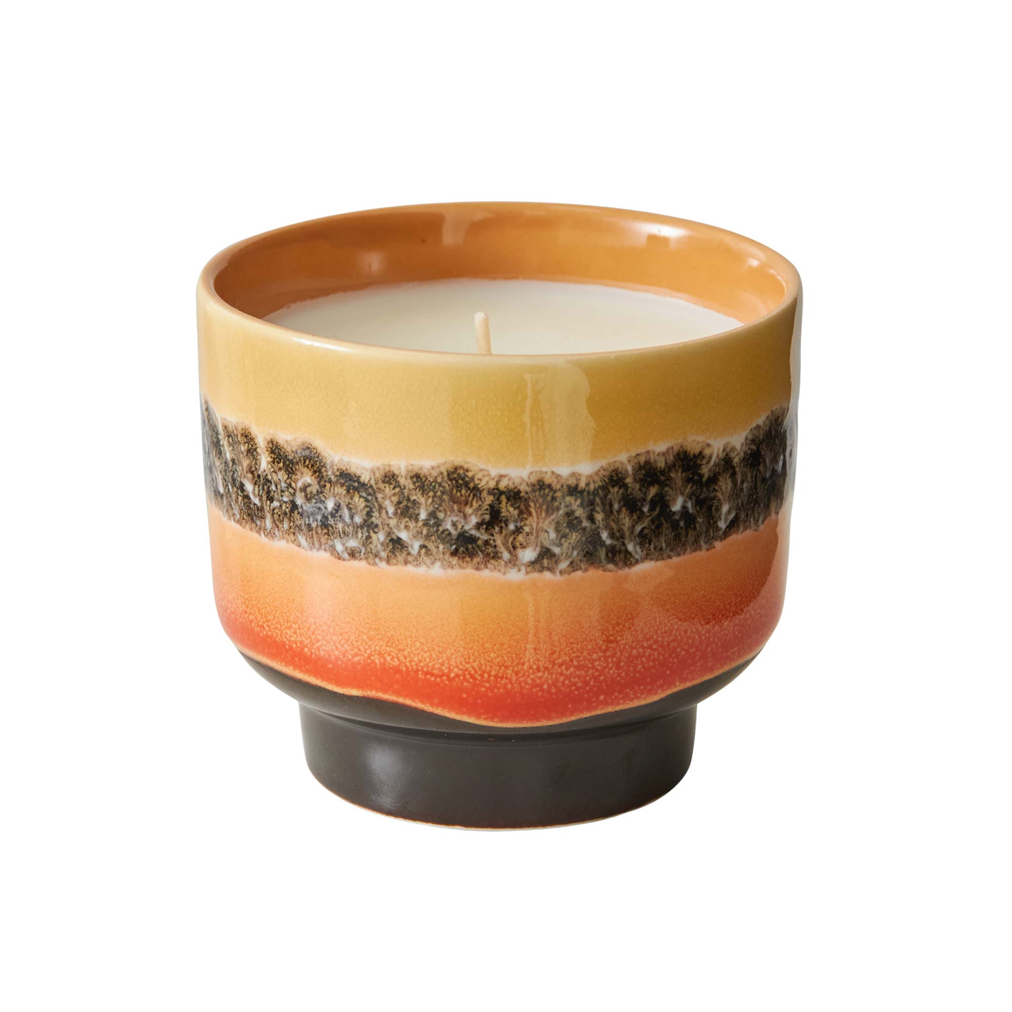 70s Ceramics: Small Scented Candle Duftkerze klein