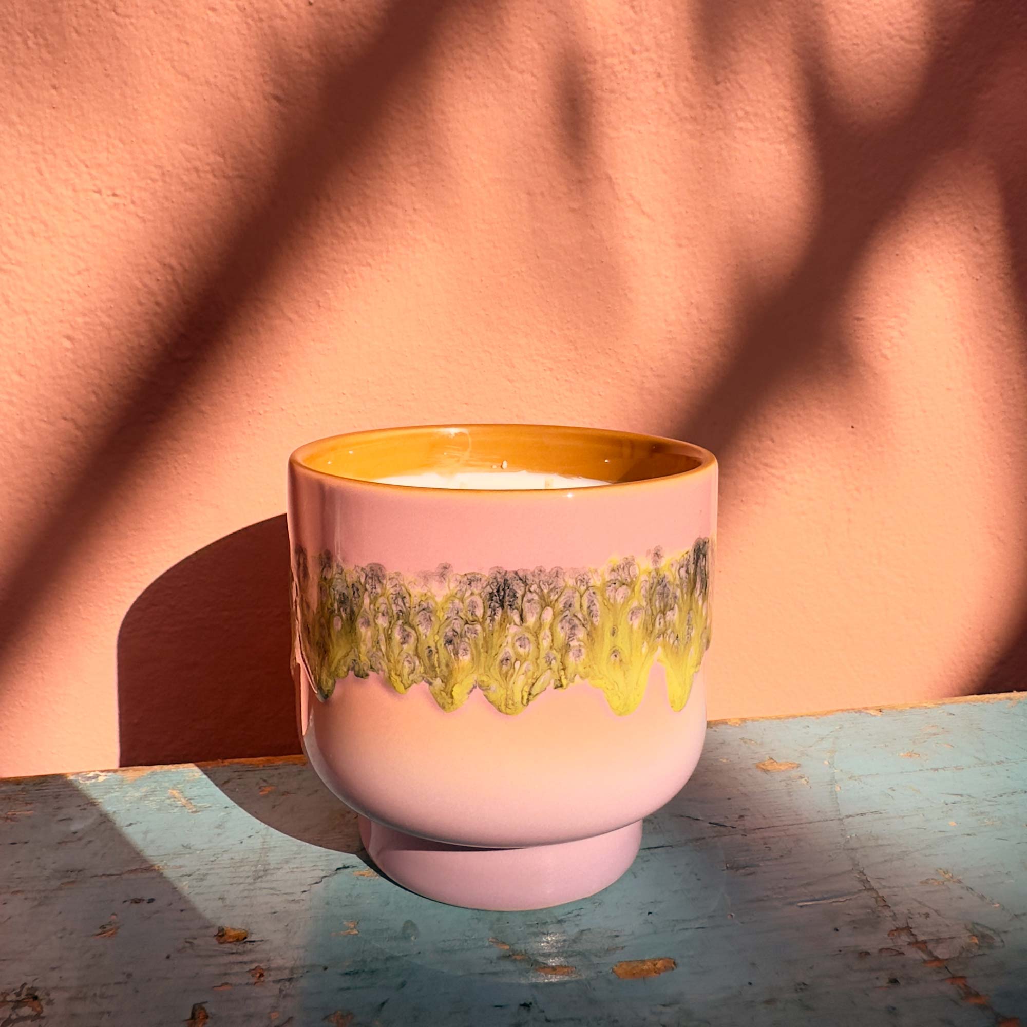 70s Ceramics: Scented Candle Duftkerze