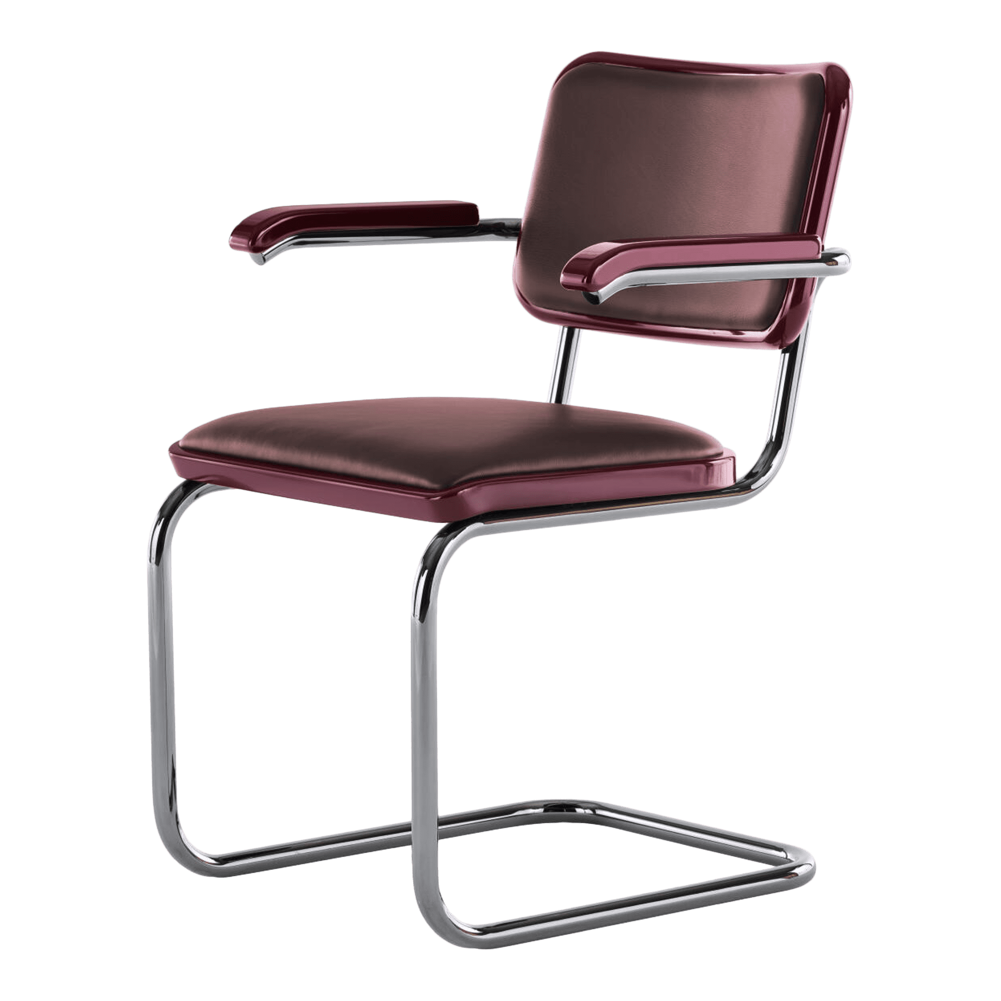 JS. THONET by Jil Sander S 64 P SERIOUS Freischwinger