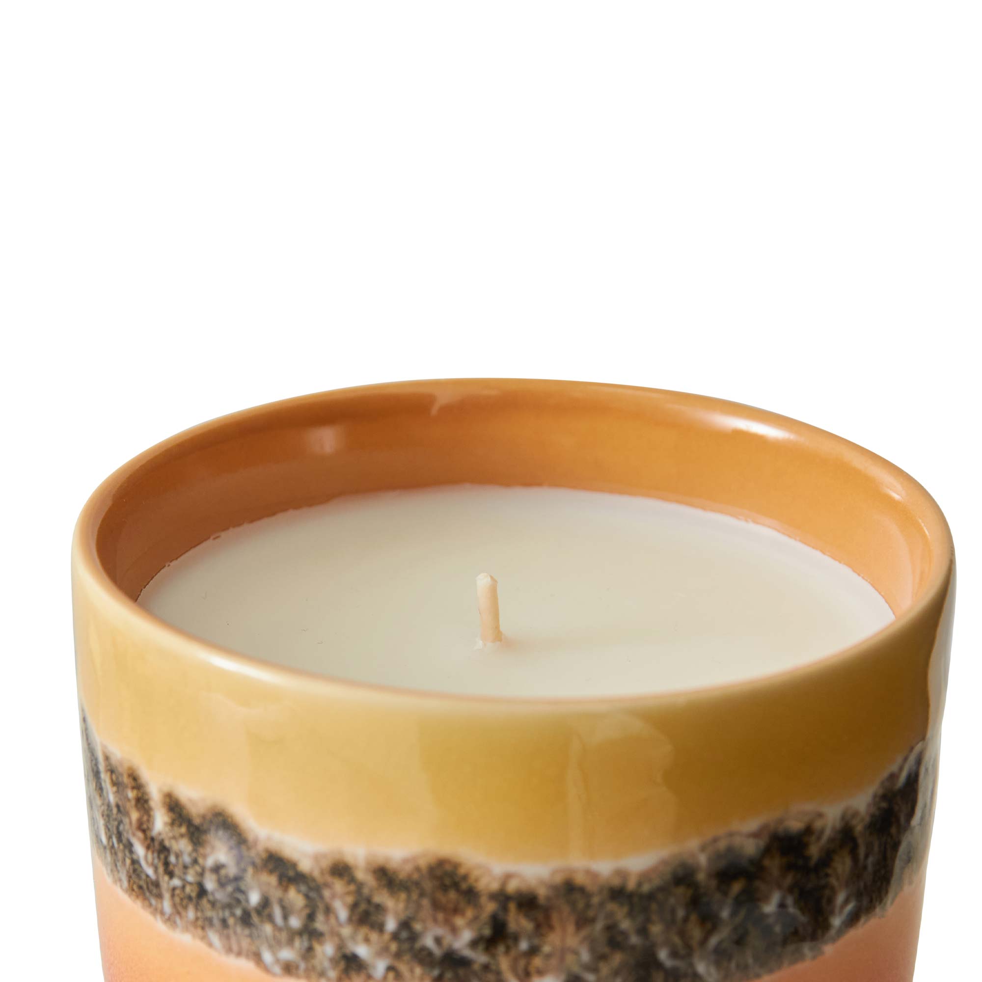 70s Ceramics: Small Scented Candle Duftkerze klein
