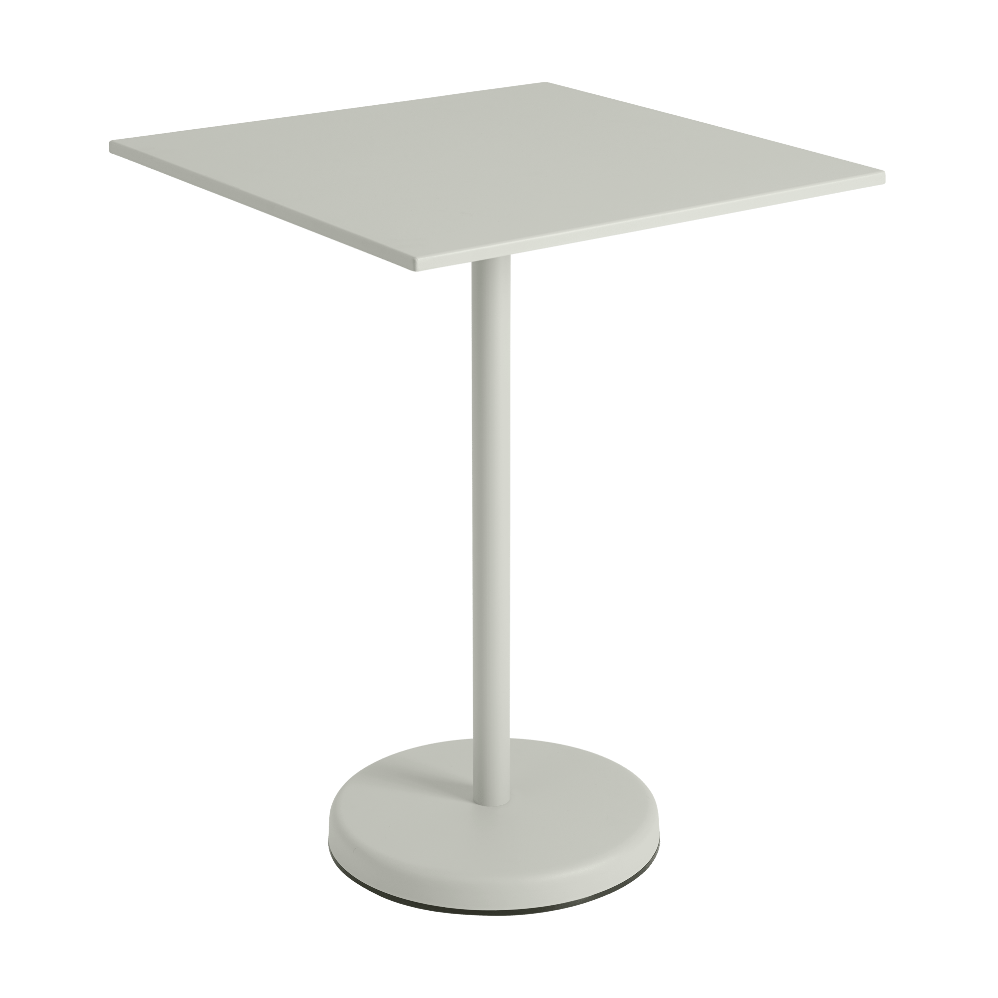 Linear Steel Café Tisch quadratisch