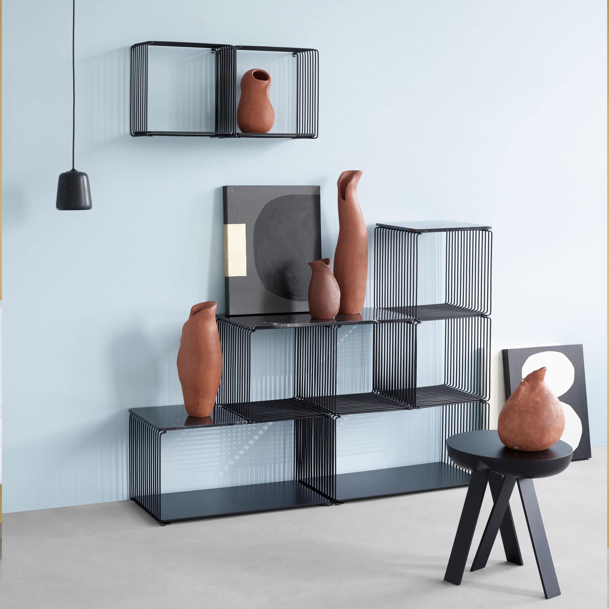 Panton Wire Extended Einlegeboden für 26 cm Beistelltisch oder Regal