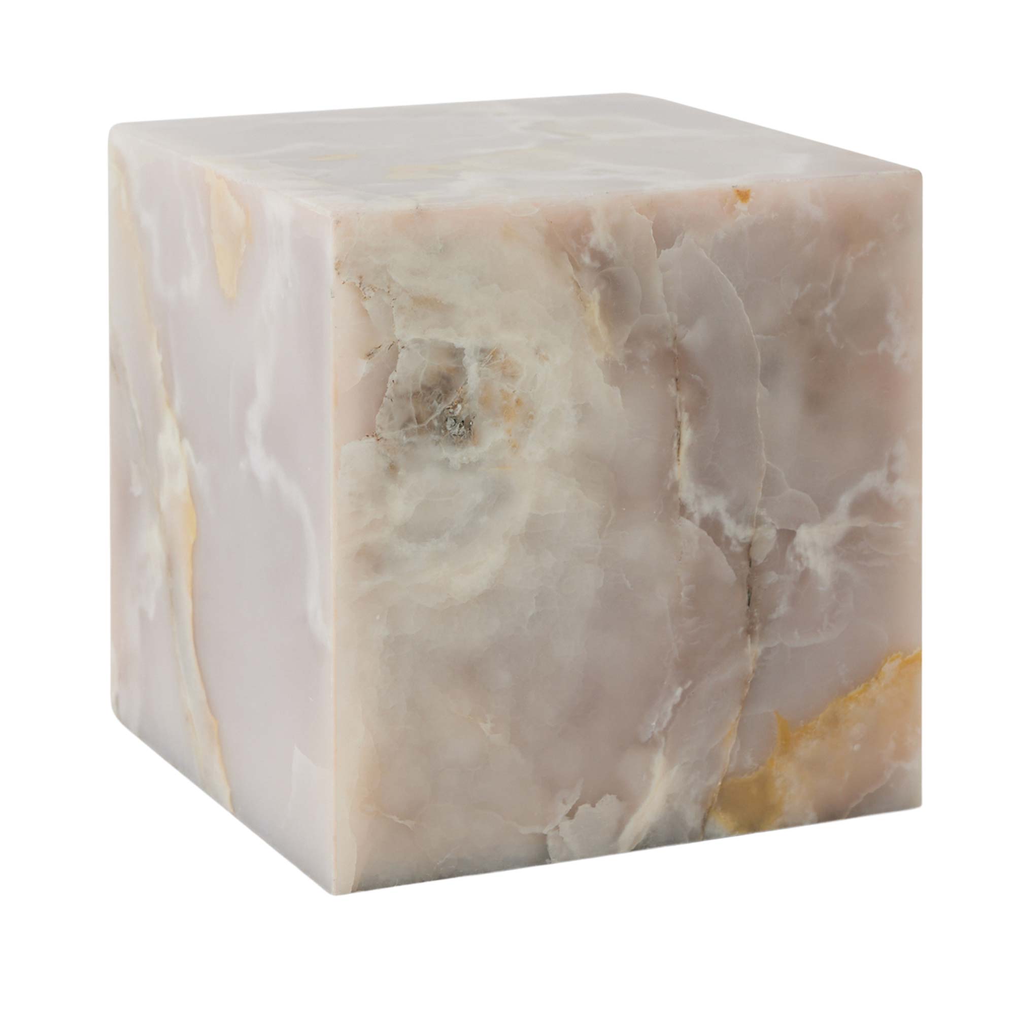 Pink Onyx Block Table Beistelltisch