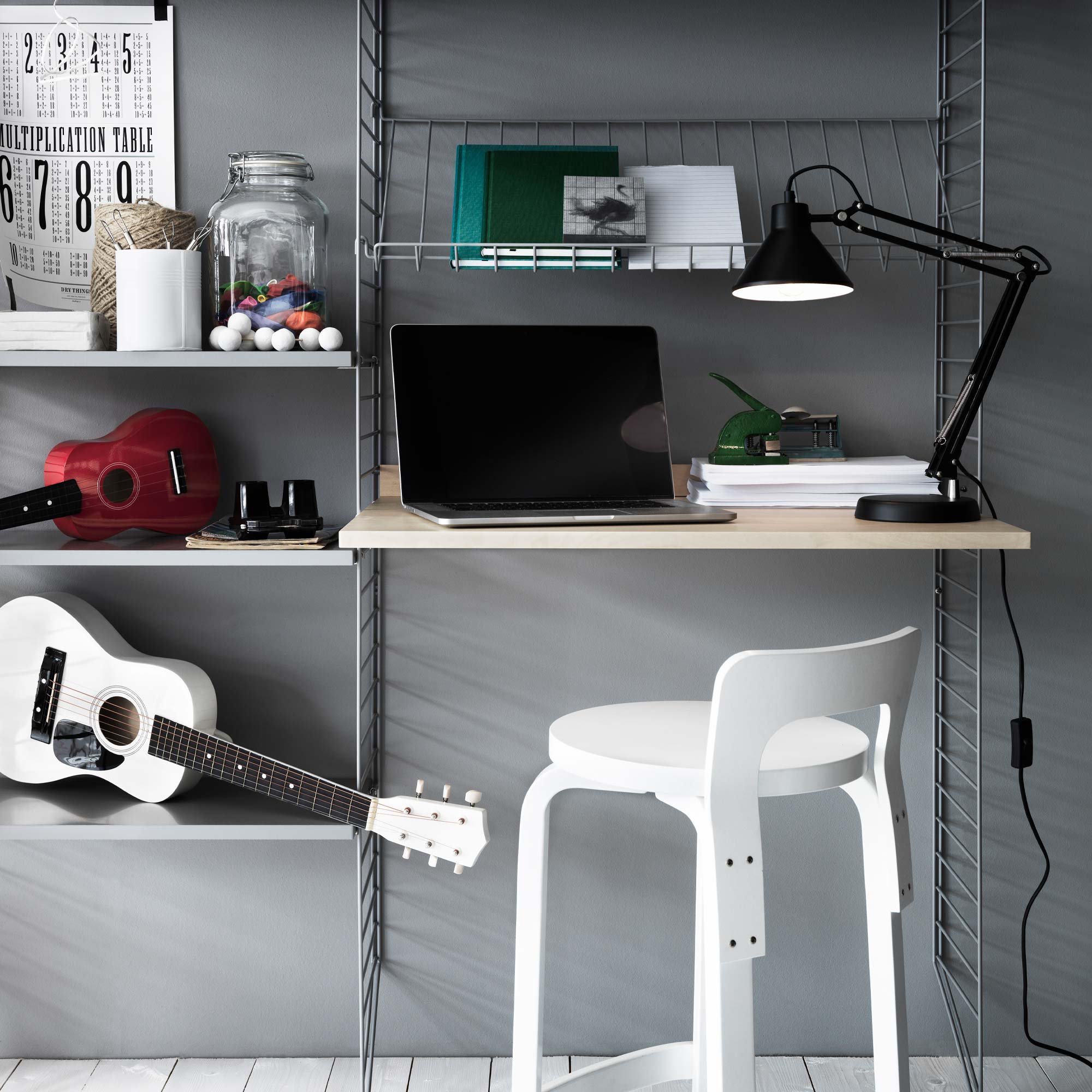 Zeitschriftenablage Stahldraht