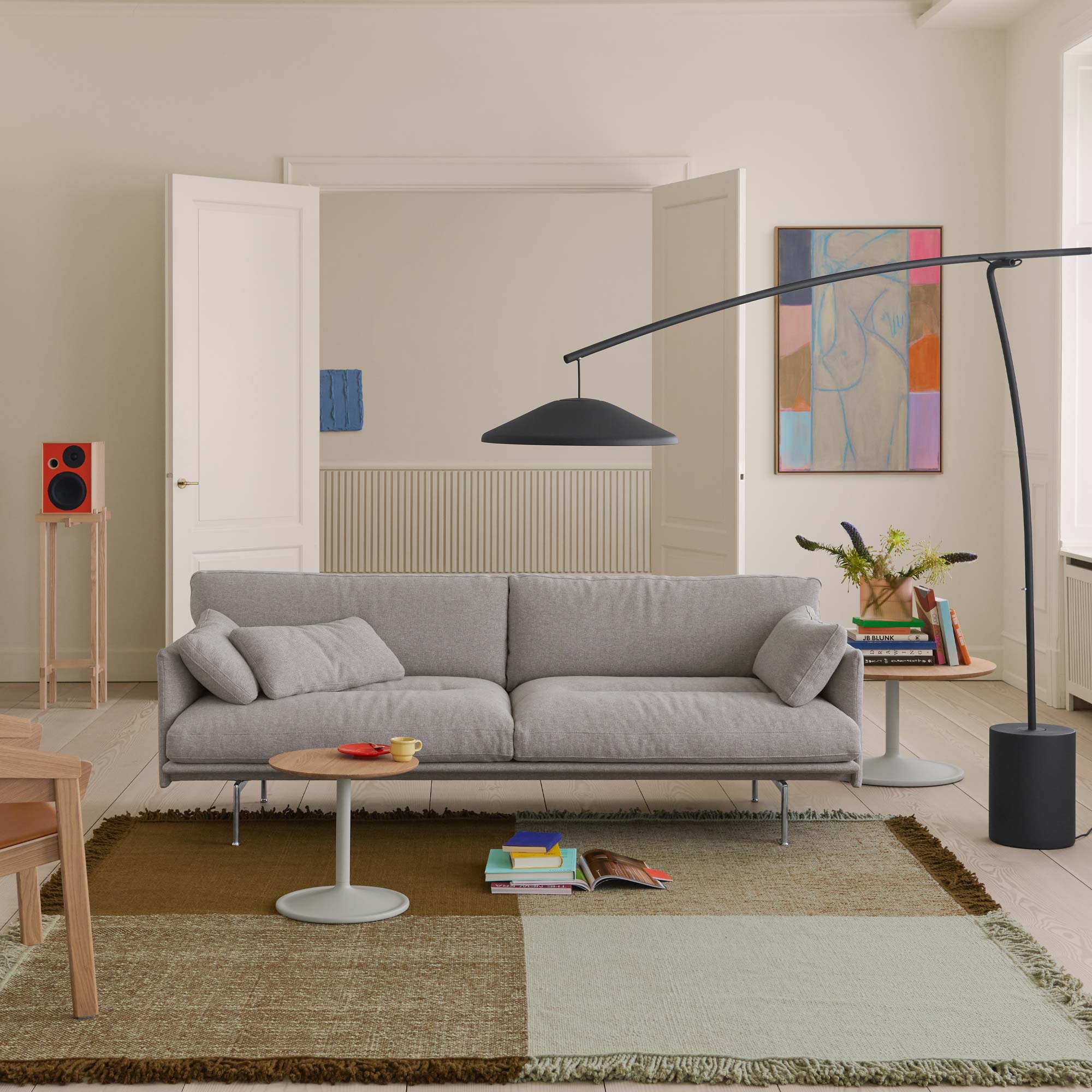 Outline Soft Dreisitzer Sofa