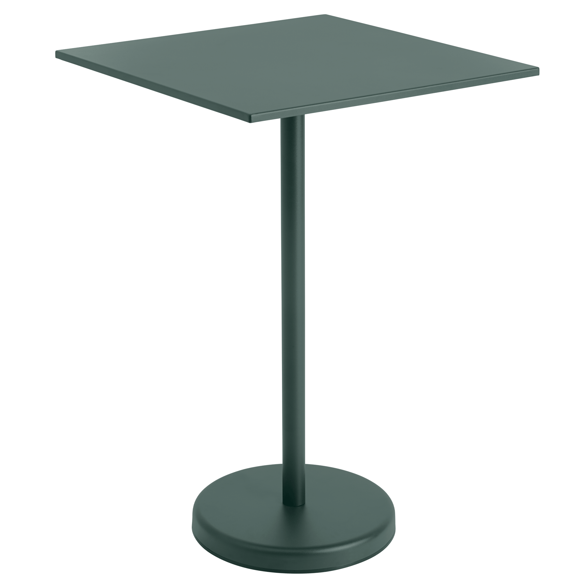 Linear Steel Café Tisch quadratisch