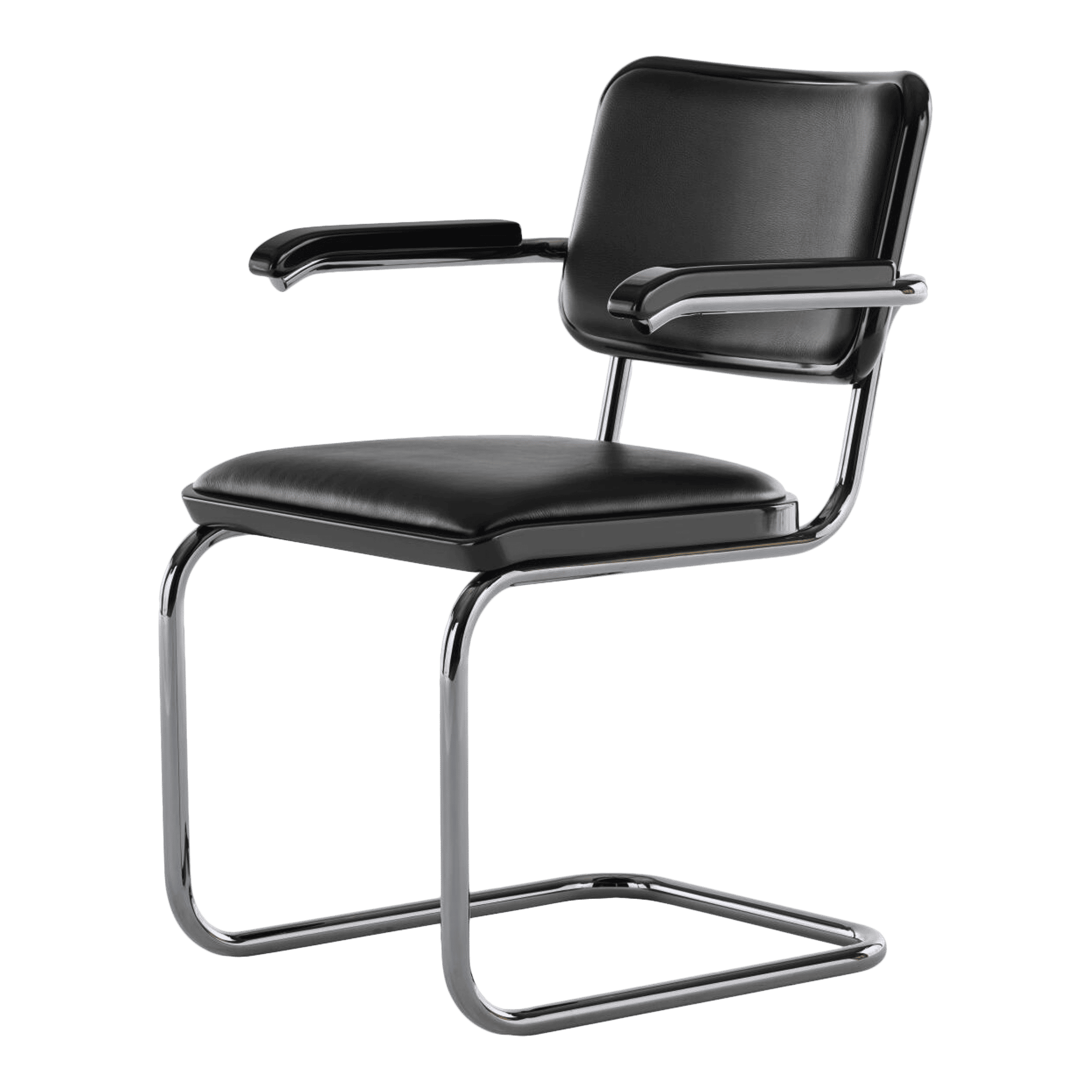 JS. THONET by Jil Sander S 64 P SERIOUS Freischwinger